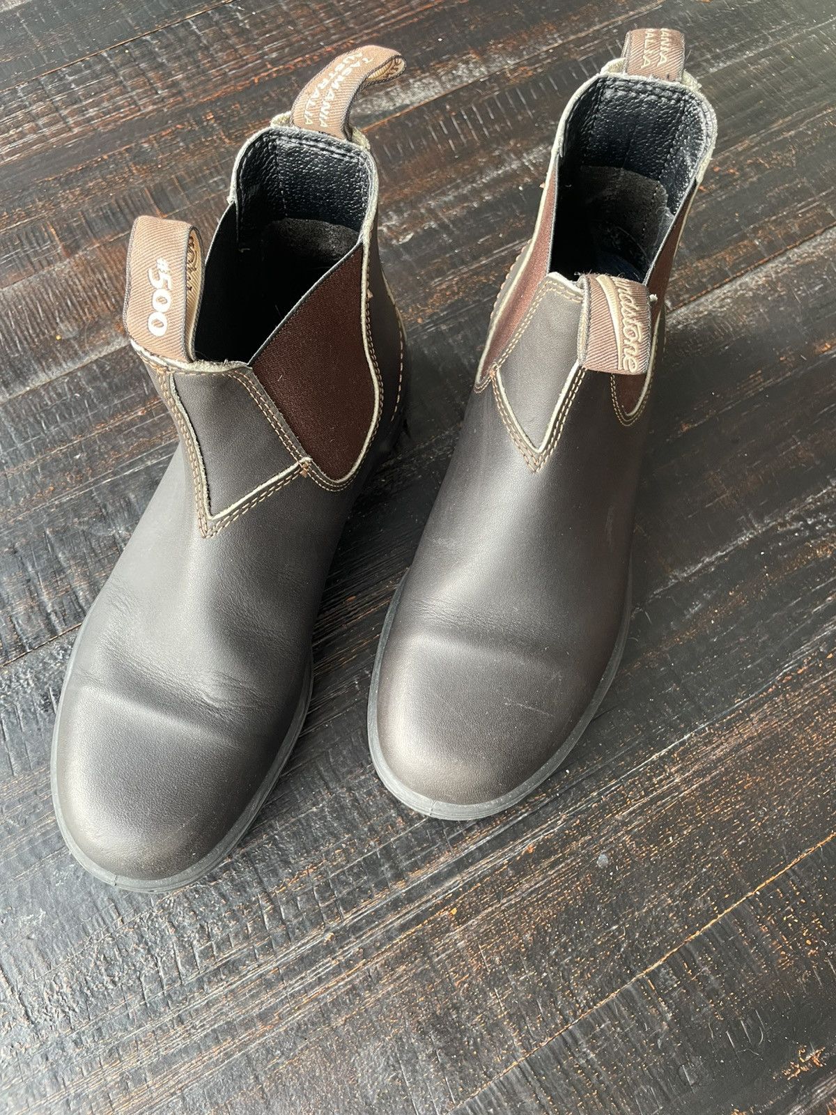 Blundstone #500 Chelsea Boots - Stout Brown Size US 9.5 / EU 42-43 - 6 Thumbnail