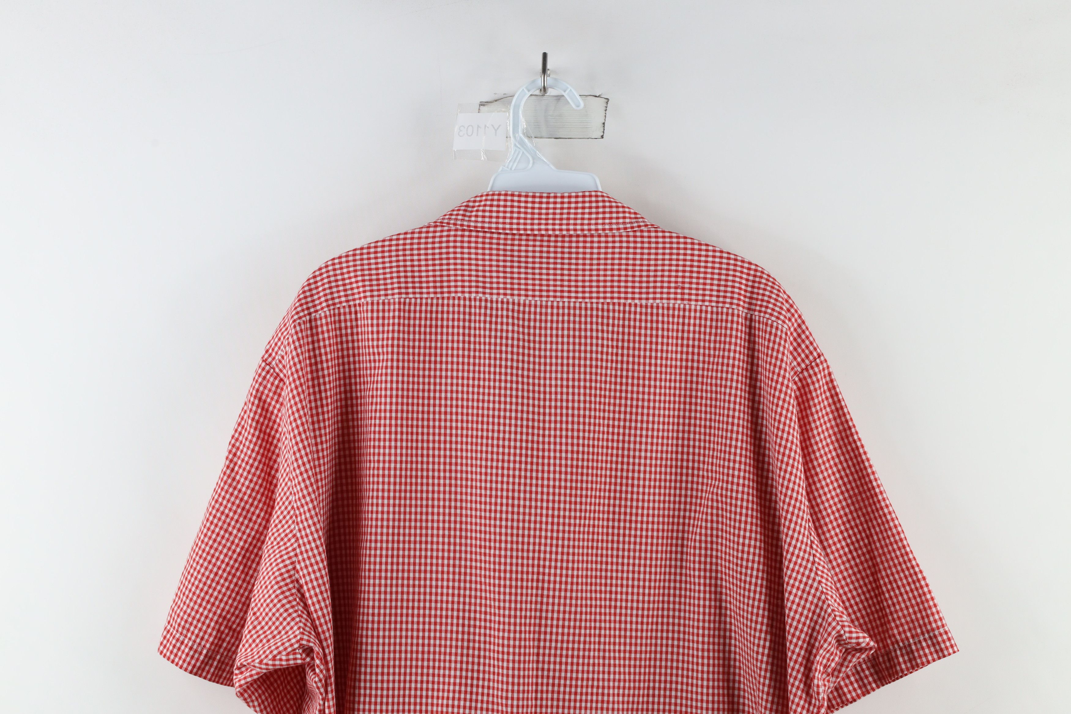 Vintage Vintage 70s Streetwear Plaid Short Sleeve Button Shirt Size US XL / EU 56 / 4 - 7 Thumbnail