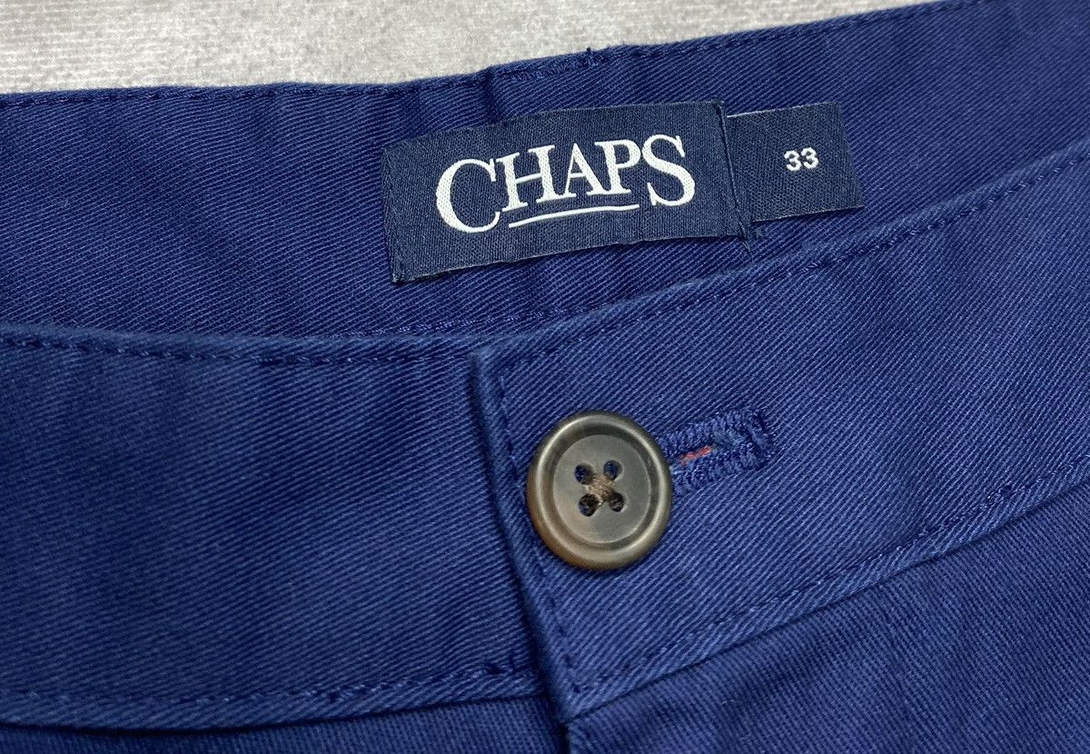 Chaps Vintage Chaps Navy Nautical Flag Cotton Chino Shorts Size US 33 - 2 Thumbnail
