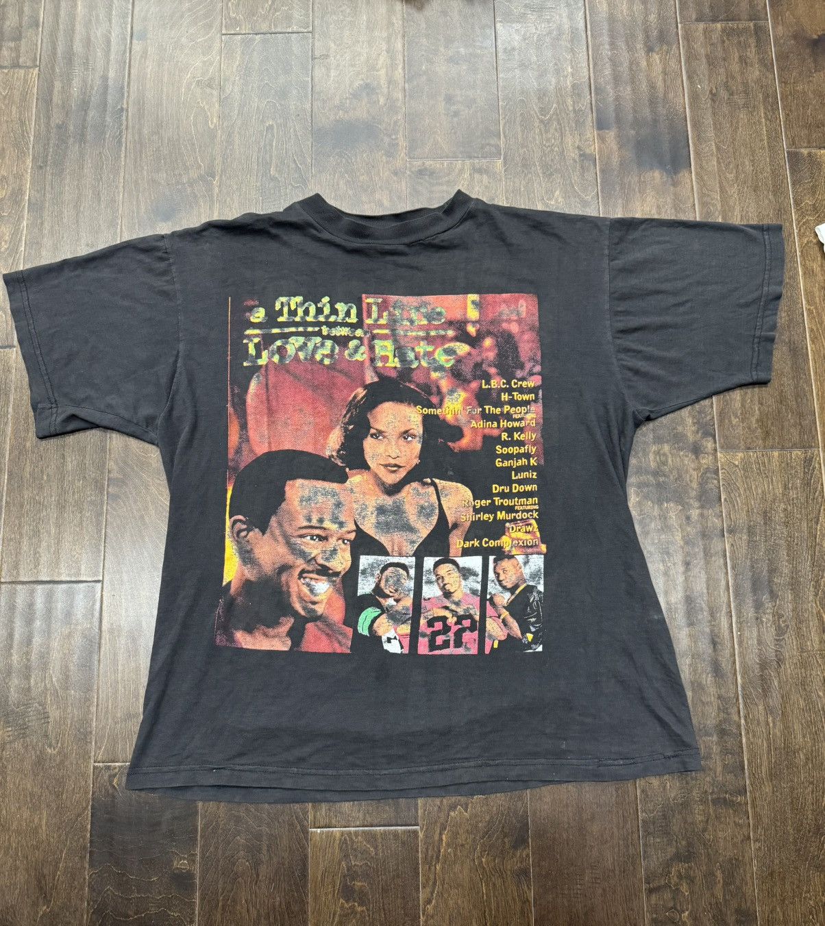 Vintage Vintage A Thin Line Between Love and Hate Size US XL / EU 56 / 4 - 5 Thumbnail