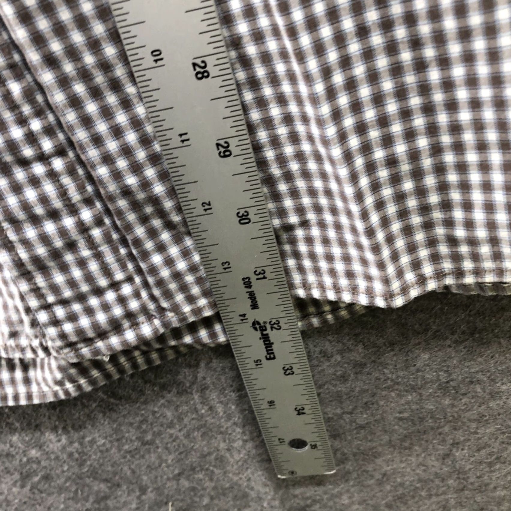 Eddie Bauer Eddie Bauer Short Sleeve Shirt Mens XXL Button Up Brown Check Plaid Cotton Size US XXL / EU 58 / 5 - 7 Thumbnail