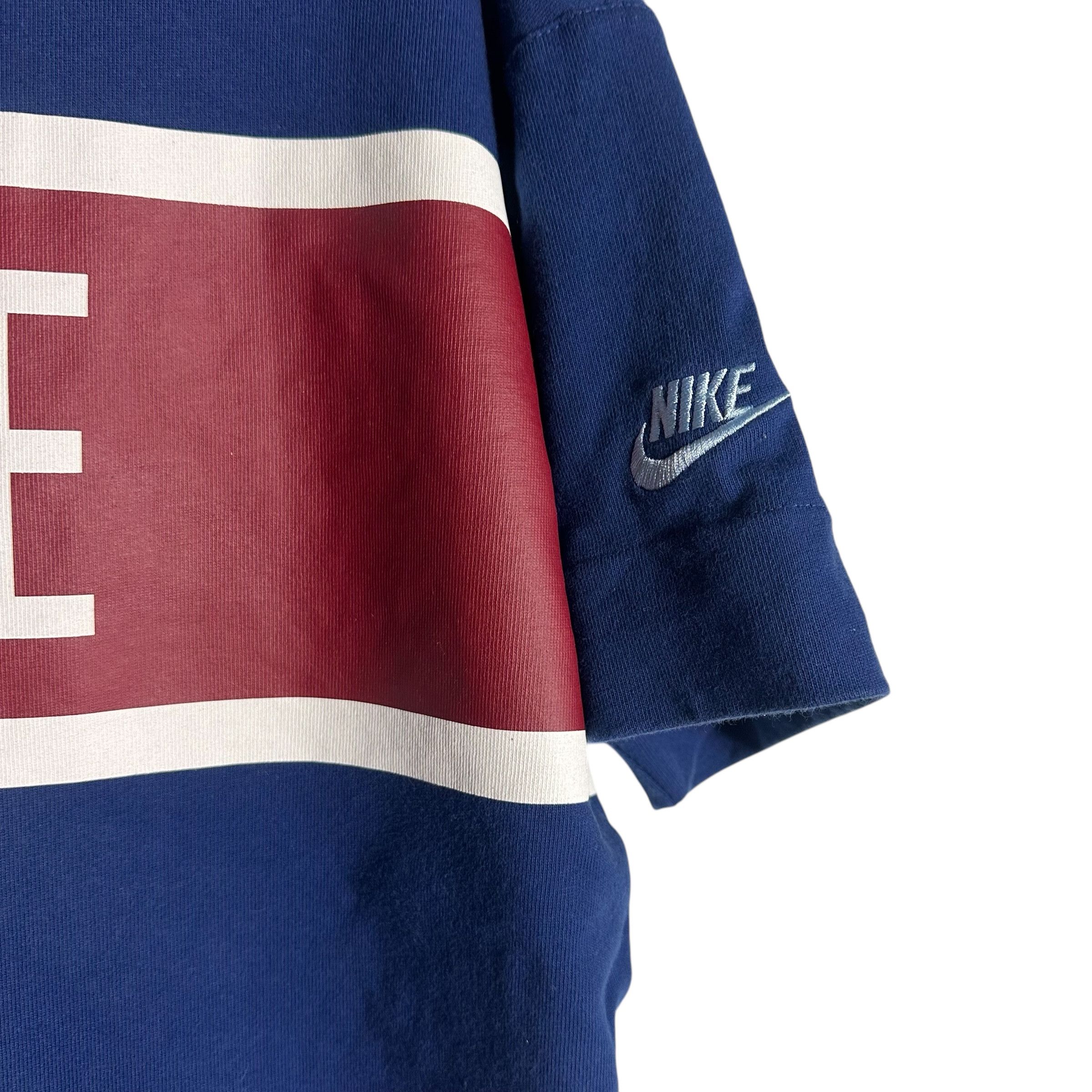 Nike 🔥RARE🔥Nike Swoosh Spell Out Logo T-shirt Size US L / EU 52-54 / 3 - 4 Thumbnail