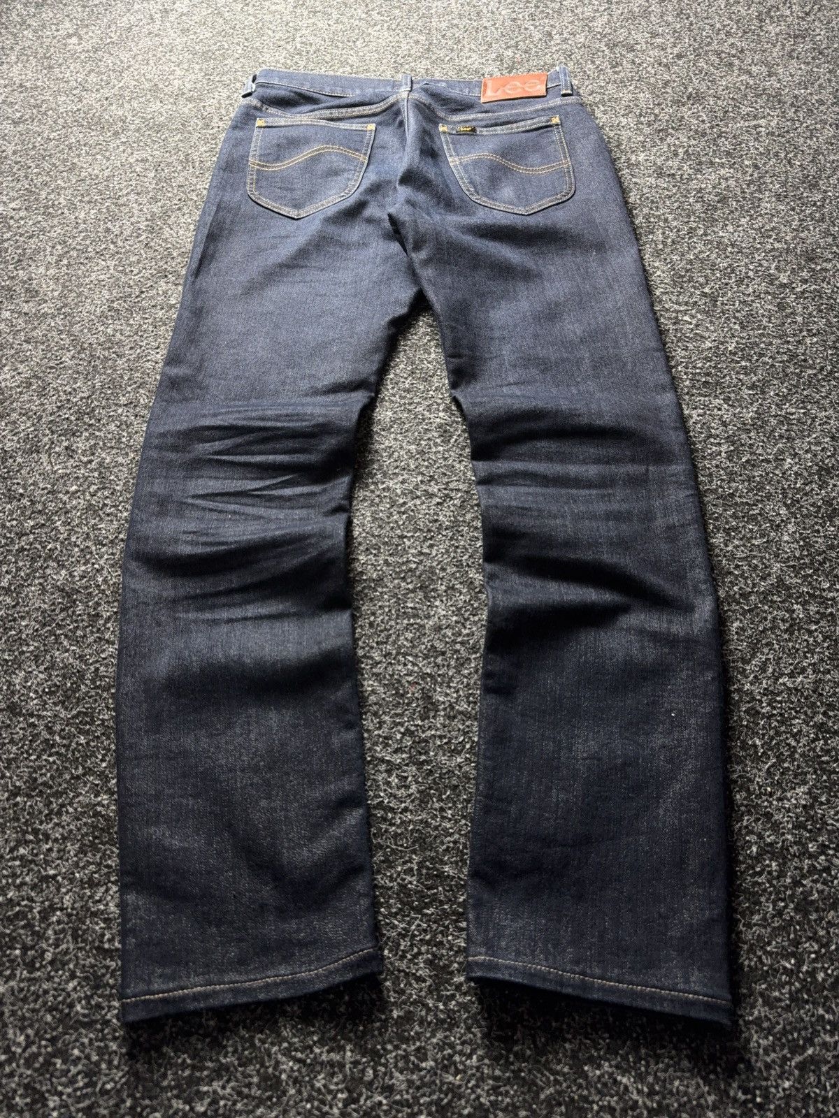 Lee 00s Y2K Western Lee Rider Skinny Fit Jeans Dark Wash Size US 30 / EU 46 - 11 Thumbnail