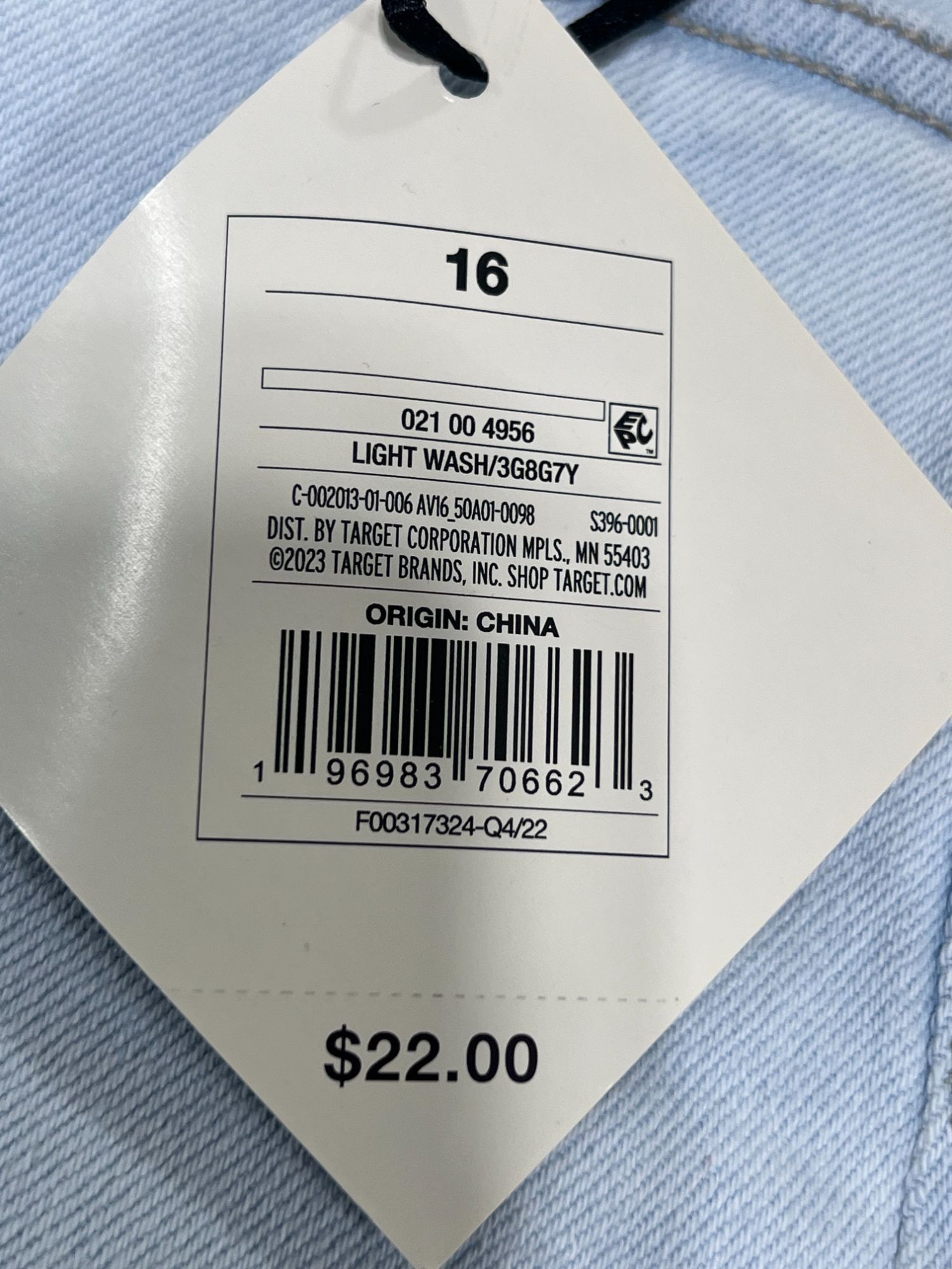Other Ava & Viv - Women's High - Rise Denim Shorts - Light Blue - Size 38" / US 16 / IT 52 - 12 Thumbnail