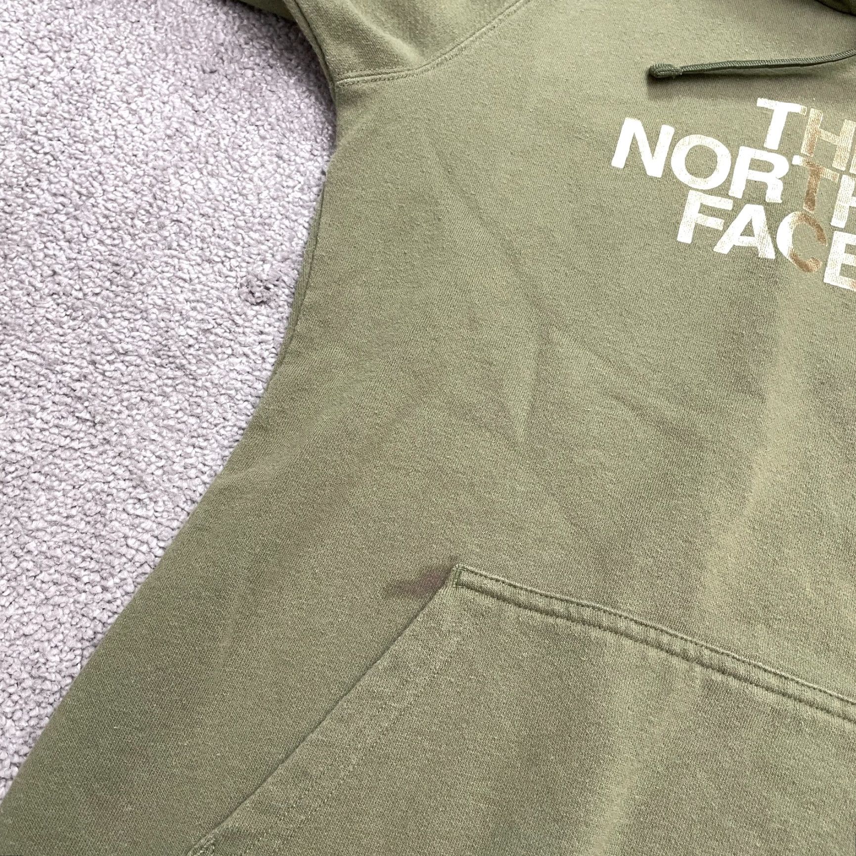 The North Face The North Face Sweatshirt Womens Green Graphic Gold Logo Pullover Fleece Casual Size XS / US 0-2 / IT 36-38 - 4 Thumbnail