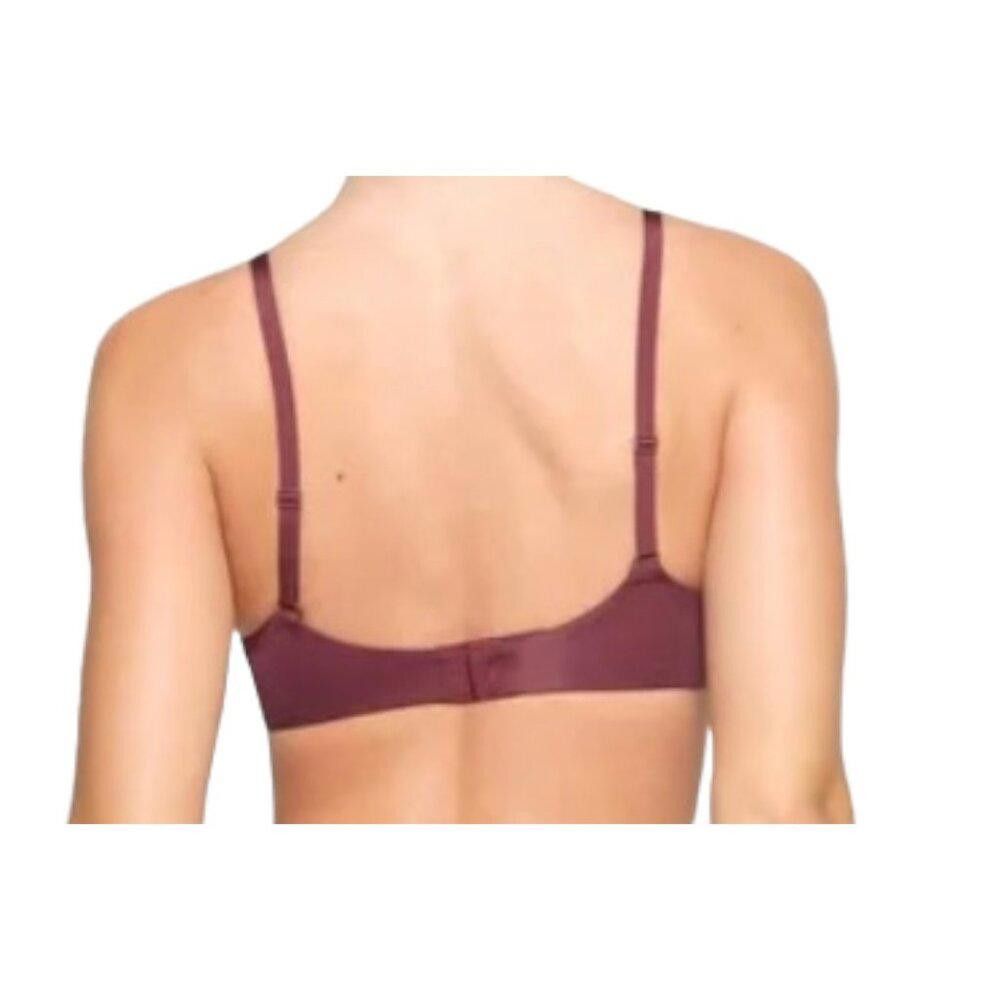 Designer SKB1696 Skims NWT Weightless Scoop Bra Wine 38C Size ONE SIZE - 3 Thumbnail
