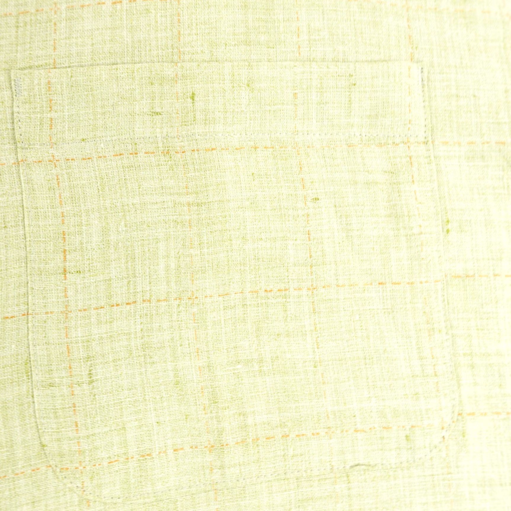 Vintage VINTAGE Robert Barakett Shirt Men Medium Green Plaid Linen Button-Up Canada Size US M / EU 48-50 / 2 - 3 Thumbnail