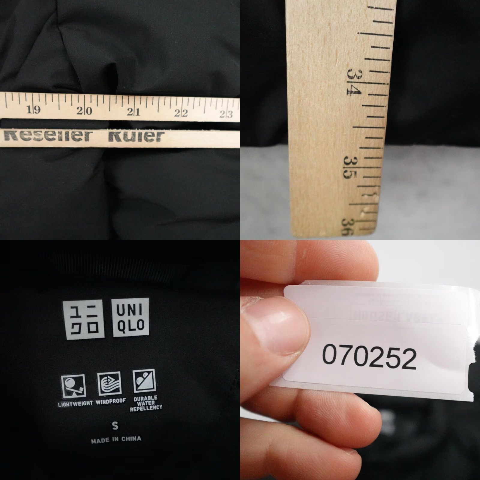 Uniqlo Uniqlo Coat Womens S Black Lightweight Down Puffer Long Zip Snap Up Size S / US 4 / IT 40 - 8 Thumbnail