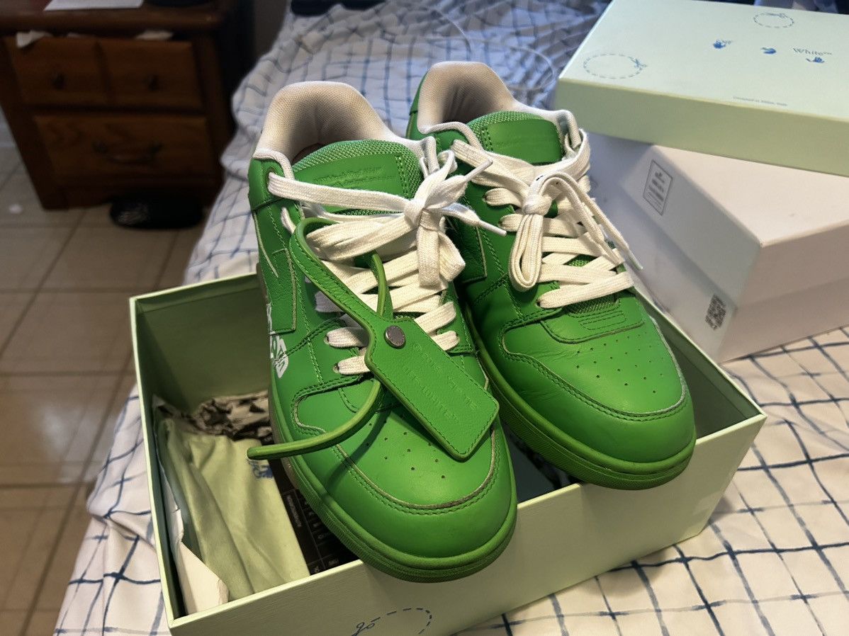Off-White Off-White Out of Office “off white” Green Size US 8 / EU 41 - 5 Thumbnail