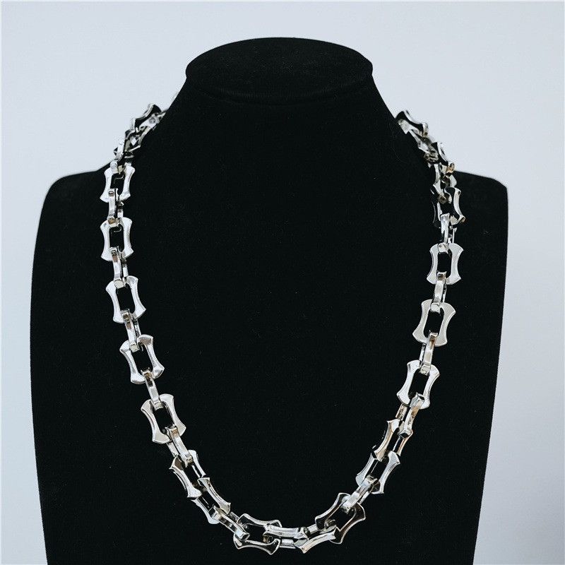 Jewelry × Vintage Fashion New Stainless Steel Chain Necklace Size ONE SIZE - 6 Thumbnail
