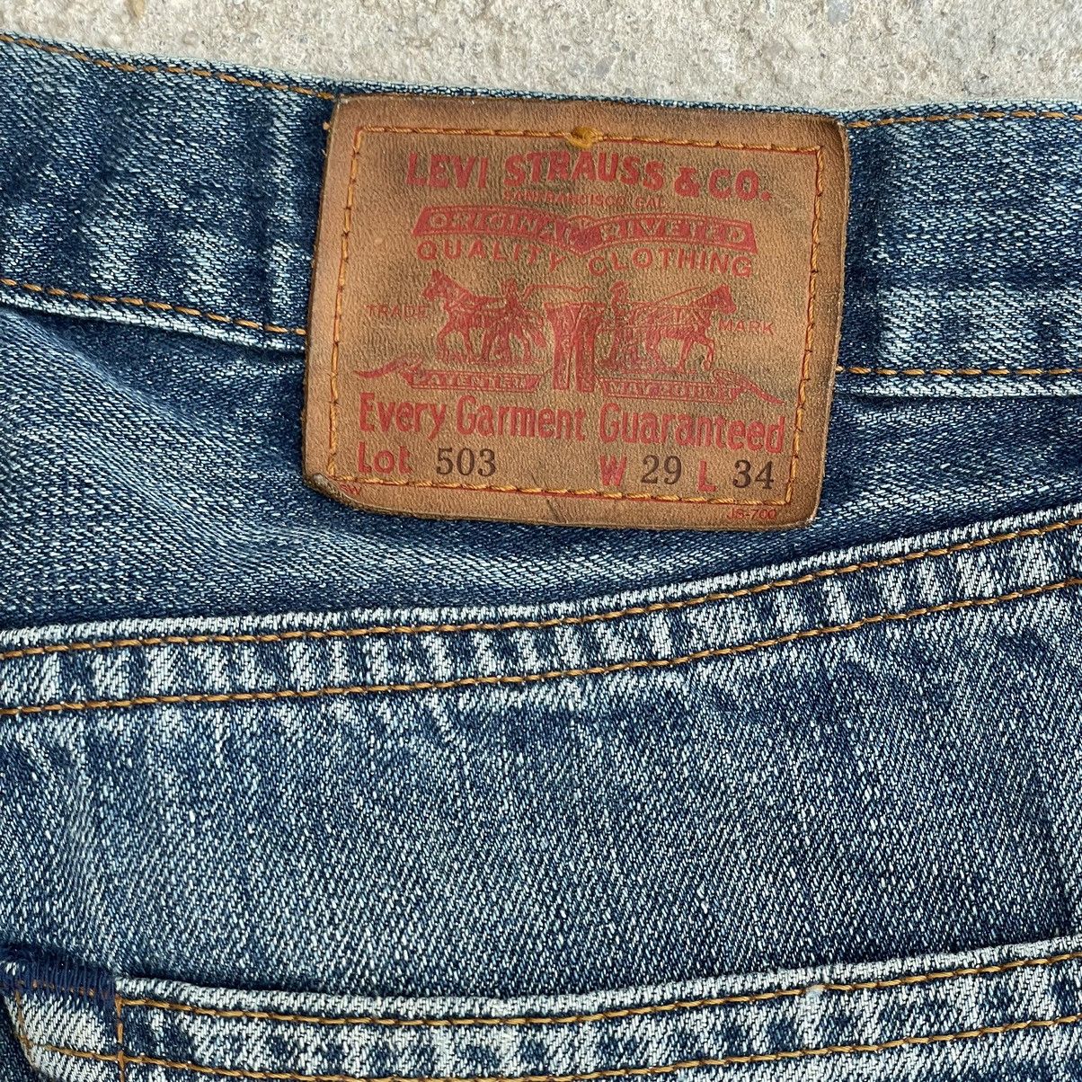 Levi's × Levi's Vintage Clothing “VINTAGE LEVIS” Y2K LEVIS DISTRESSED DENIM Size US 29 - 10 Thumbnail