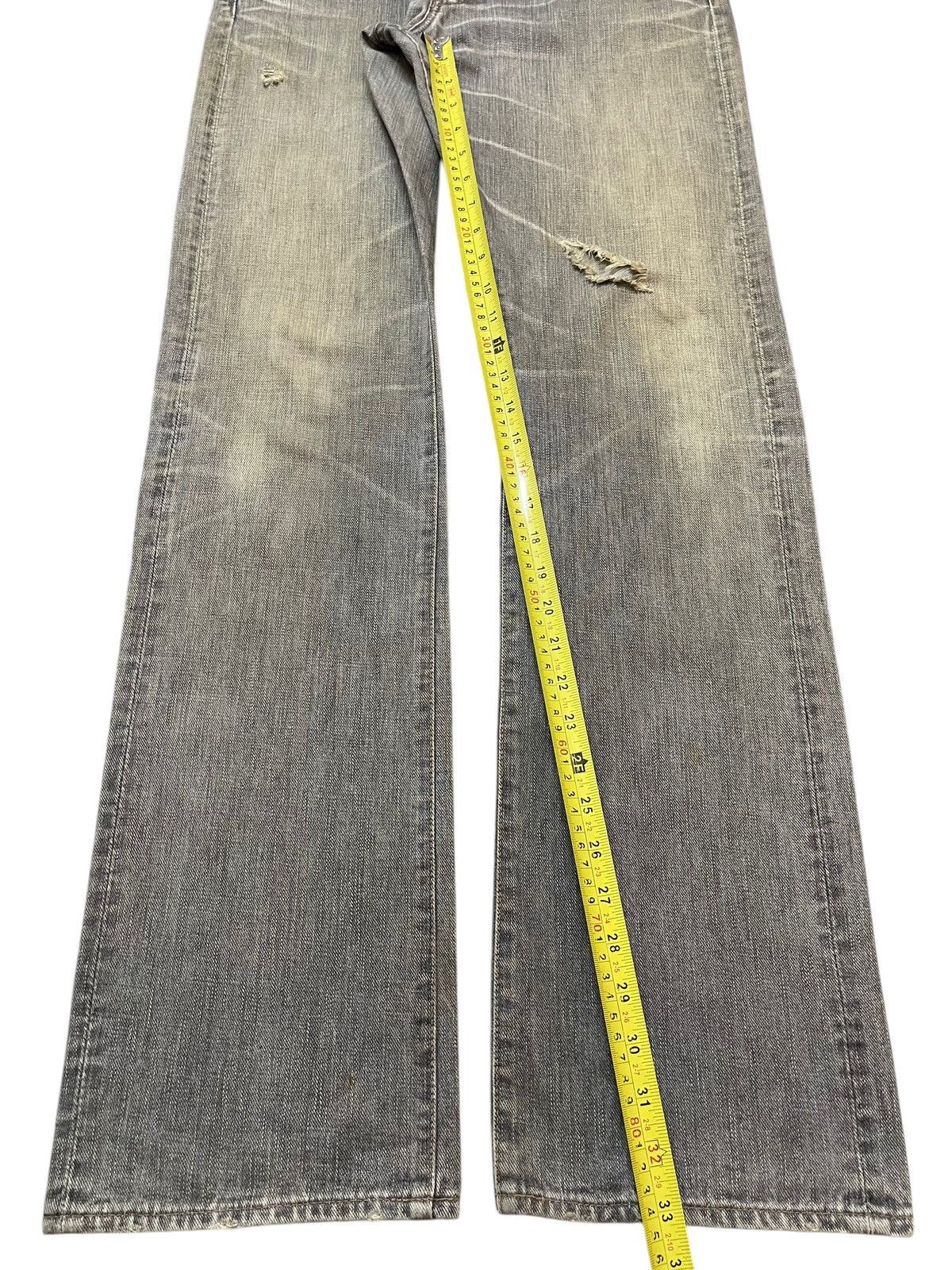 If Six Was Nine Vintage Japanese Brand Mud Faded Wash Style Jeans Size US 32 / EU 48 - 13 Thumbnail