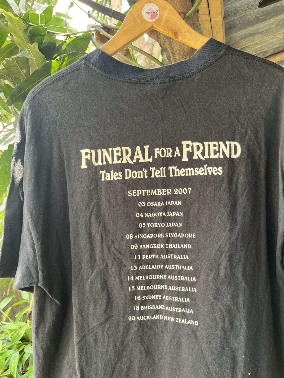 Band Tees Rare! Funeral For A Friend Tour 2007 Vintage Band Tshirt Size US XL / EU 56 / 4 - 5 Thumbnail