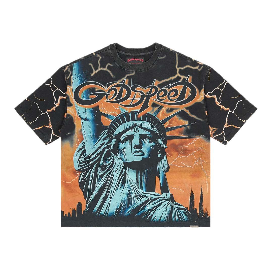 Godspeed Voltage Tee Black Orange Size US S / EU 44-46 / 1 - 1 Thumbnail