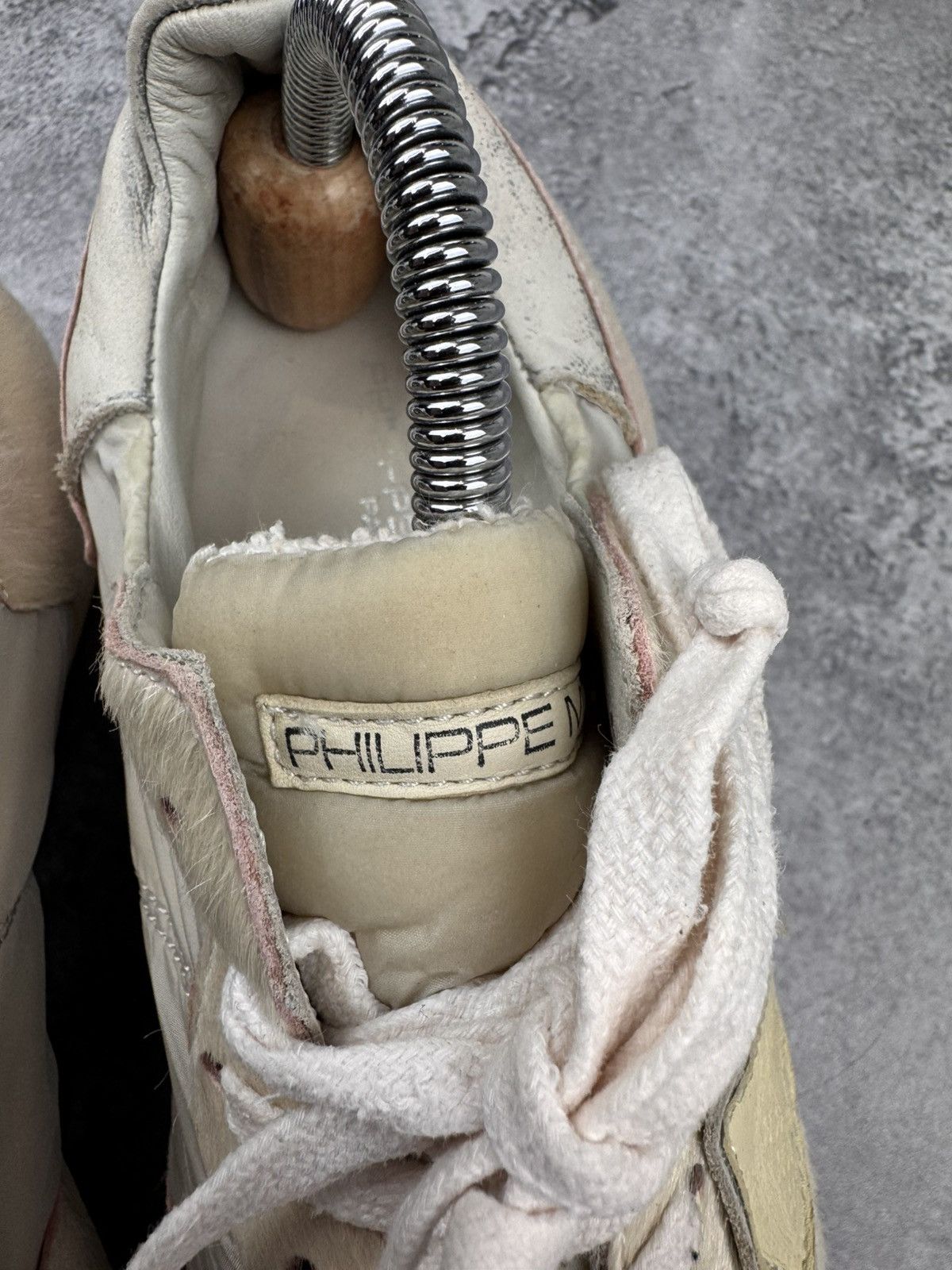 Philippe Model Philippe Model Paris Beige Low Women Sneakers Size 40 Size US 10 / IT 40 - 4 Thumbnail