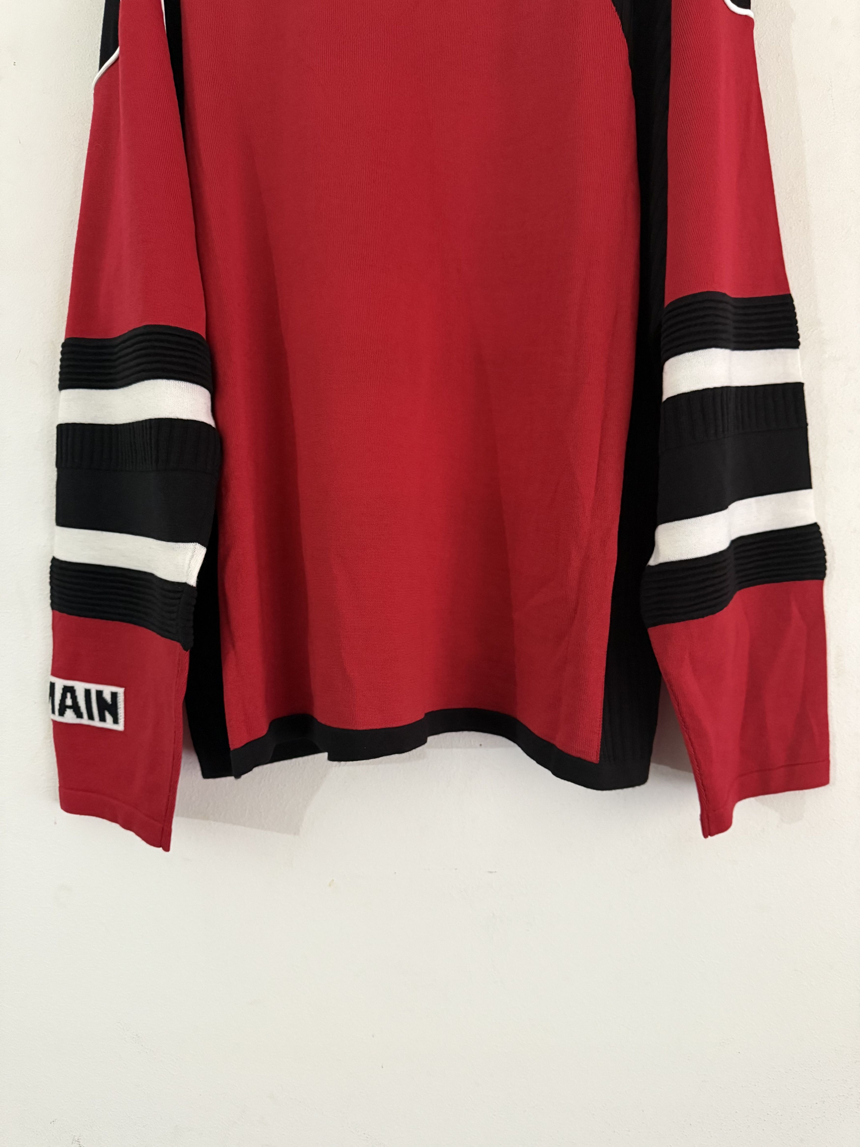 Balmain Balmain Red B-Sporty Sweater Size US L / EU 52-54 / 3 - 11 Thumbnail