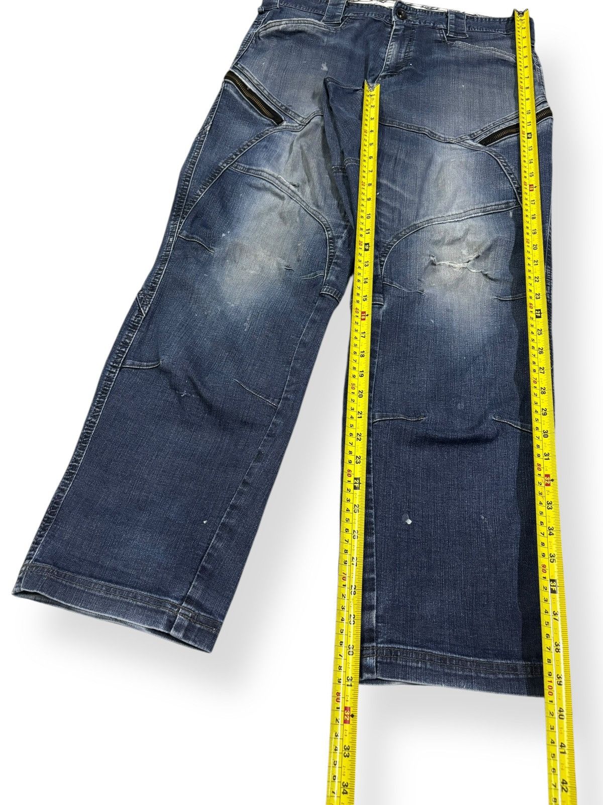 Dickies Vintage Dickies Loose Tapered Double Knee Style Cargo Jeans Size US 34 / EU 50 - 13 Thumbnail
