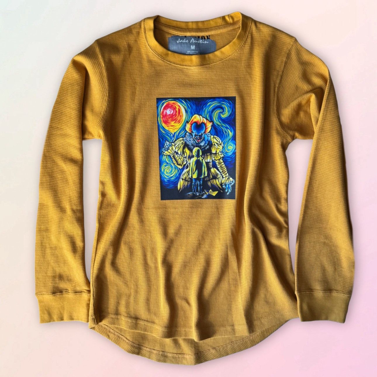 Other Pennywise X Van Gogh, Custom, Unisex Long Sleeve Thermal Size US M / EU 48-50 / 2 - 1 Thumbnail