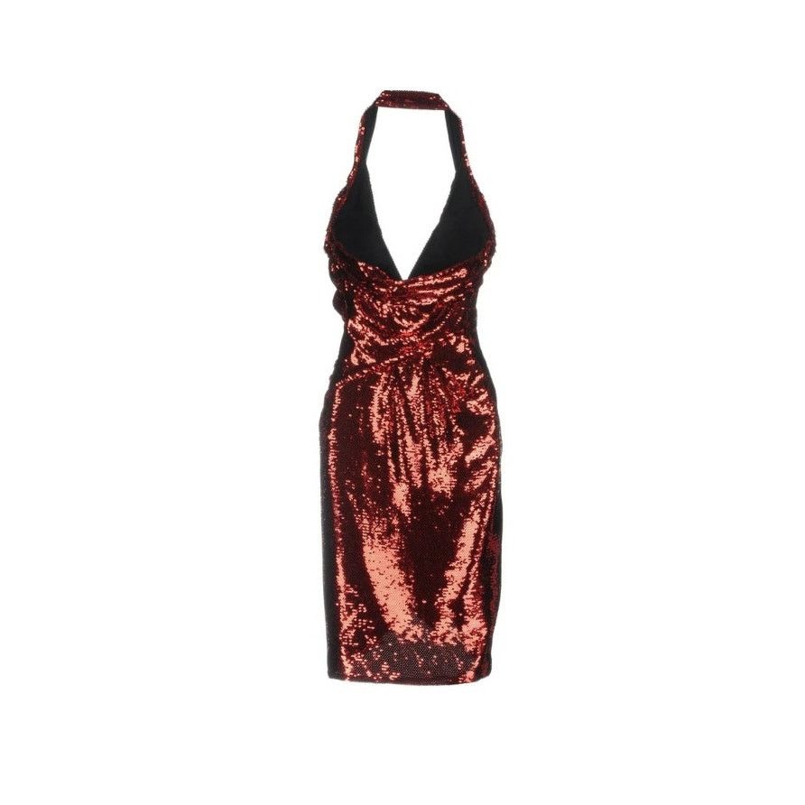 Moschino SPECIAL! AW15 MOSCHINO COUTURE JEREMY SCOTT Halterneck Dress Size L / US 10 / IT 46 - 7 Thumbnail