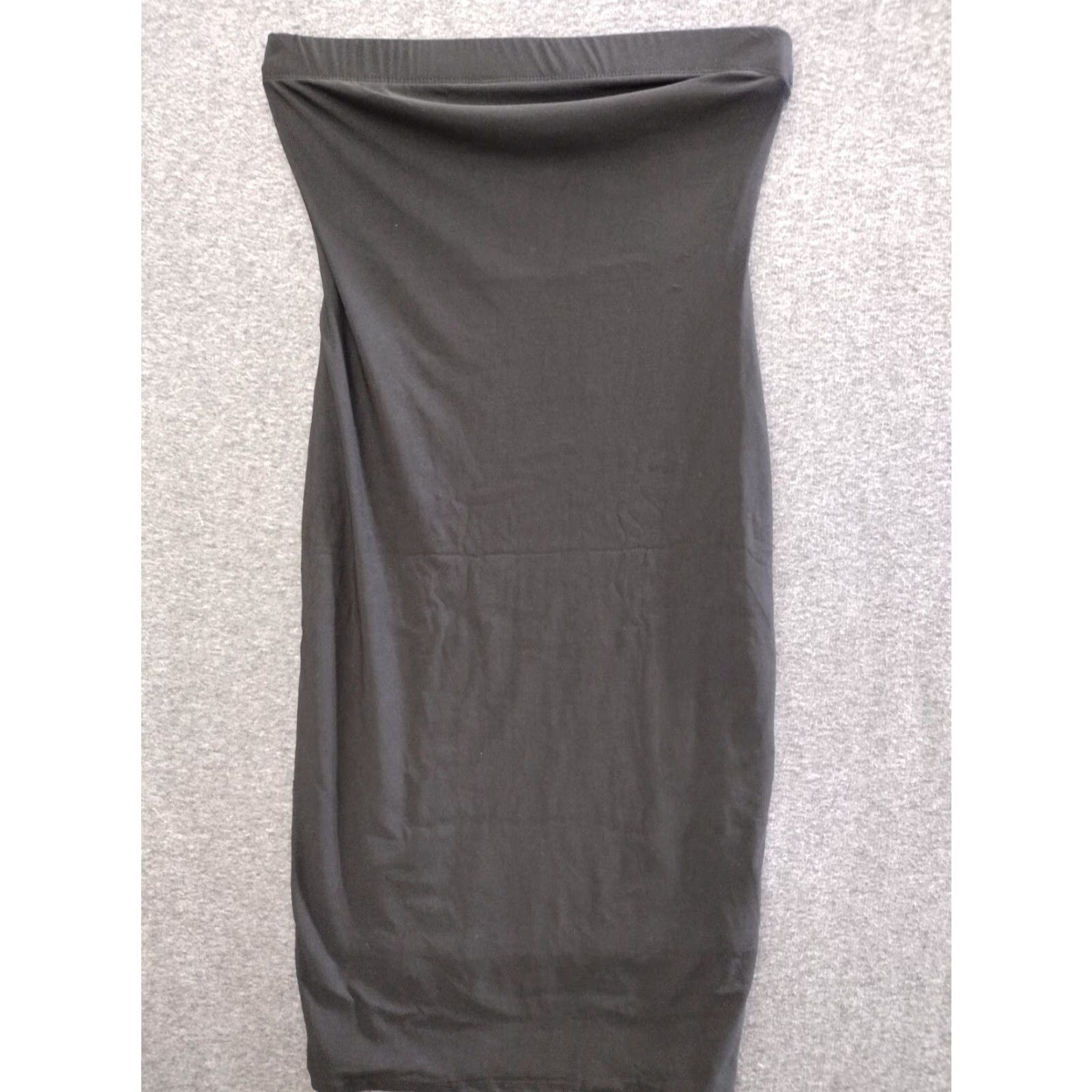 Vintage IRIS Tube Off Shoulder Mini Dress Black M Dress Women Sleeveless 90s Party Cocktail Short Spring Summer Blended Fabric Size M / US 6-8 / IT 42-44 - 2 Thumbnail