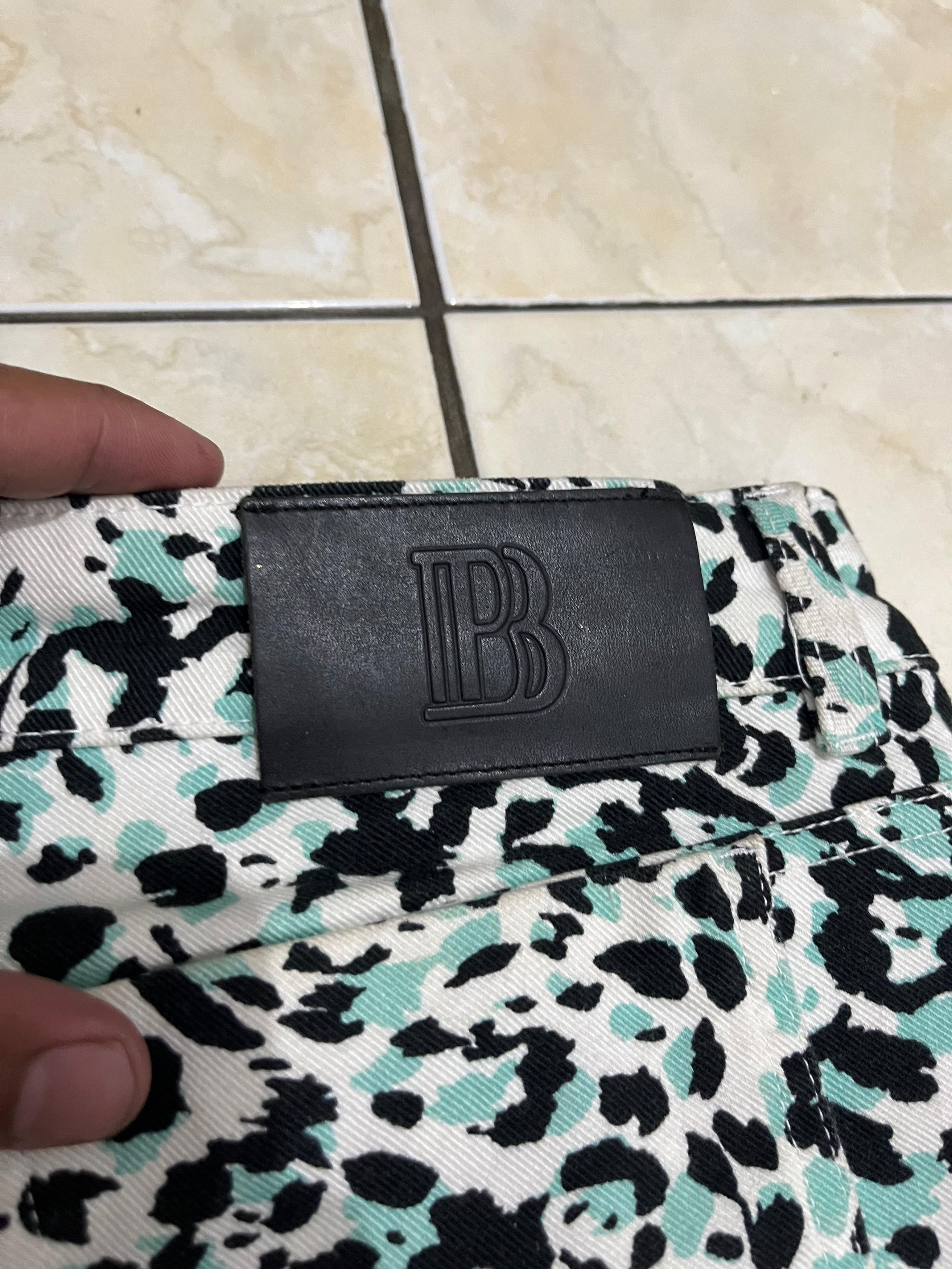 Pierre Balmain 🔥 PIERRE BALMAIN LEOPARD PRINT CARGO DENIM PANTS SKINNY FIT Size 30" / US 8 / IT 44 - 15 Thumbnail