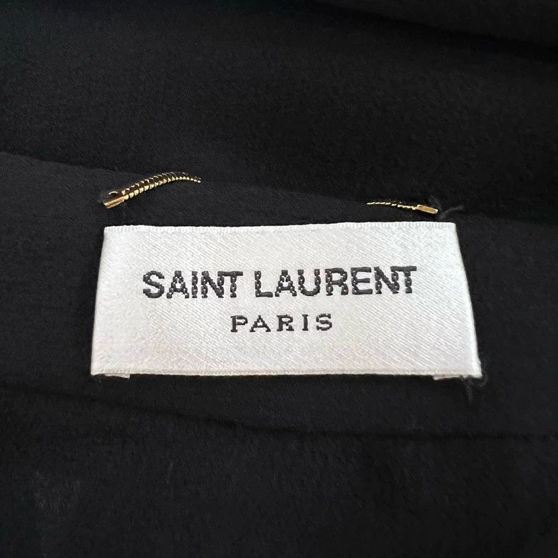 Saint Laurent Paris Saint Laurent ParisBlack Ribbon Long Sleeve Shirt 2504-Nex Size XXS / US 00 / IT 34 - 5 Thumbnail