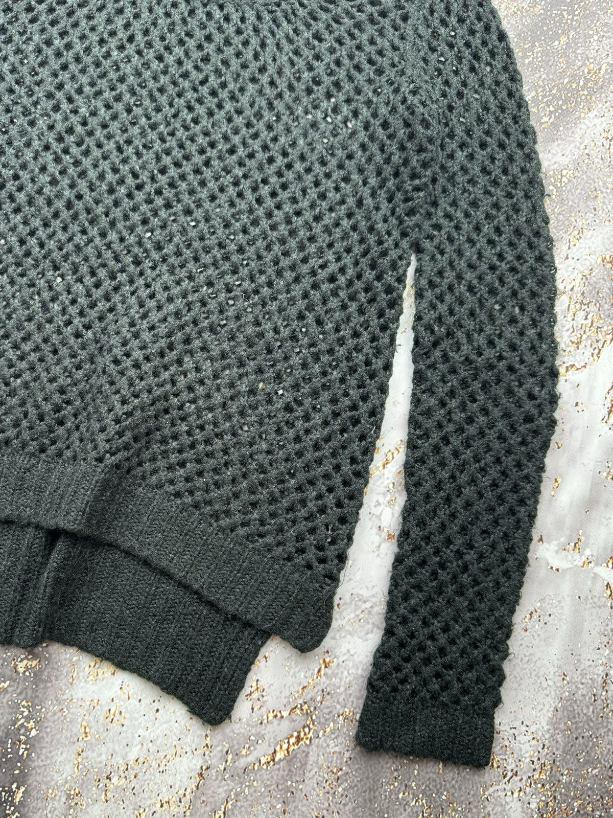 Japanese Brand Vintage Mesh Wool Sweater Size S / US 4 / IT 40 - 3 Thumbnail