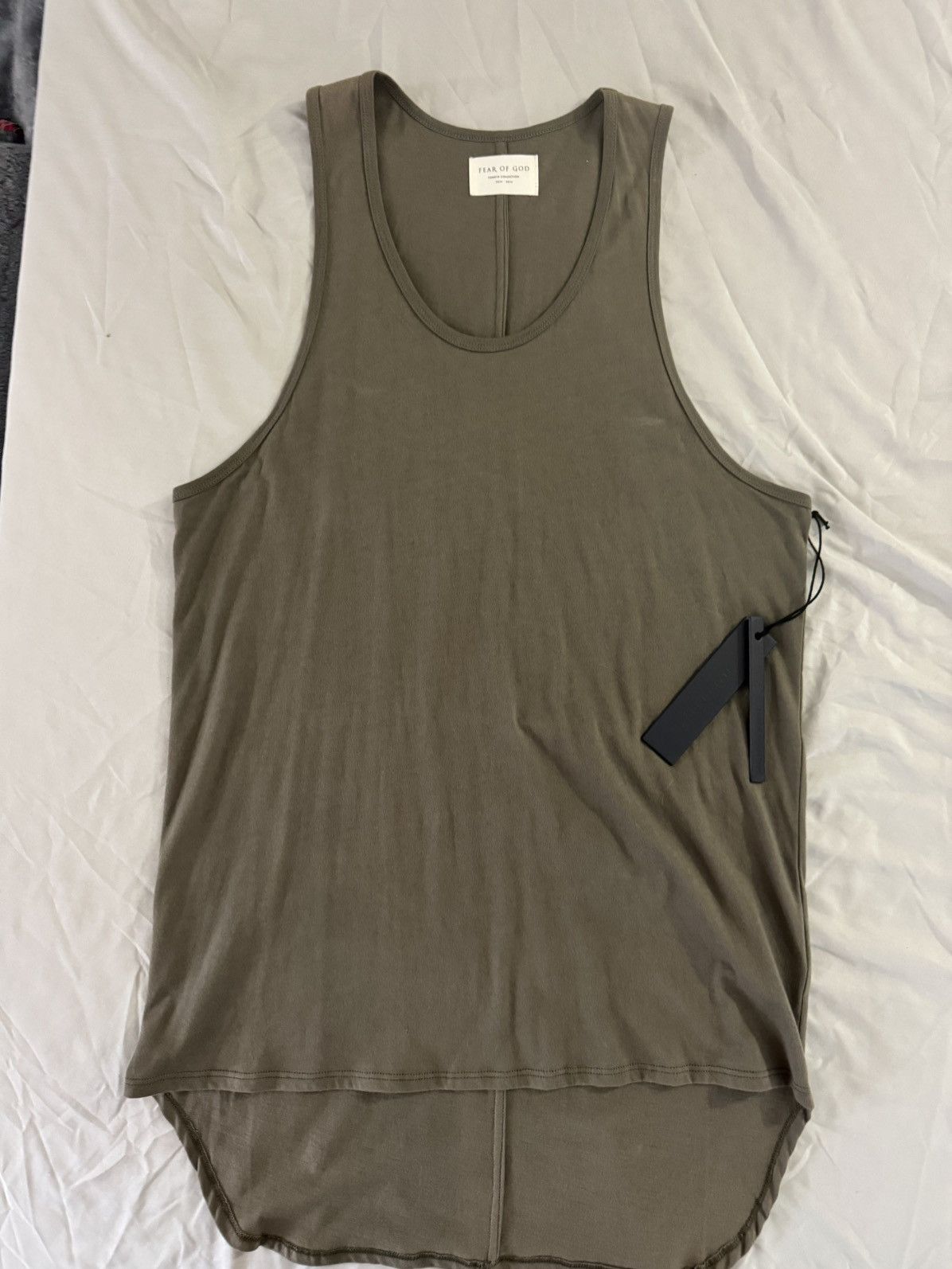 【S】fear of god 5th collection tank top Fear of God Fear of God Fifth Collection Mesh Tank Top | Grailed