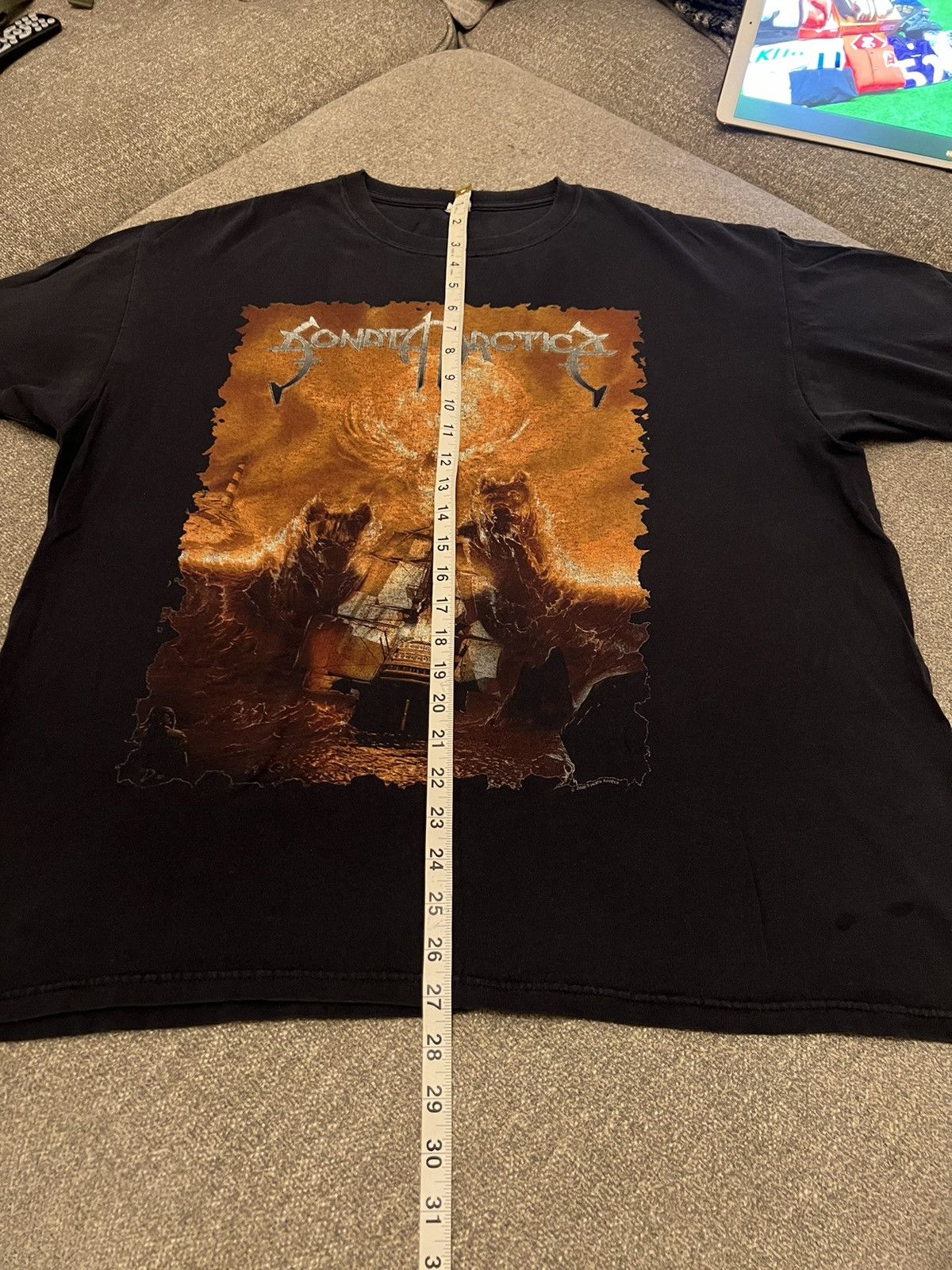Band Tees × Vintage Vintage 2005 Sonata Arctica Heavy Metal North American Tour Size US XL / EU 56 / 4 - 4 Thumbnail