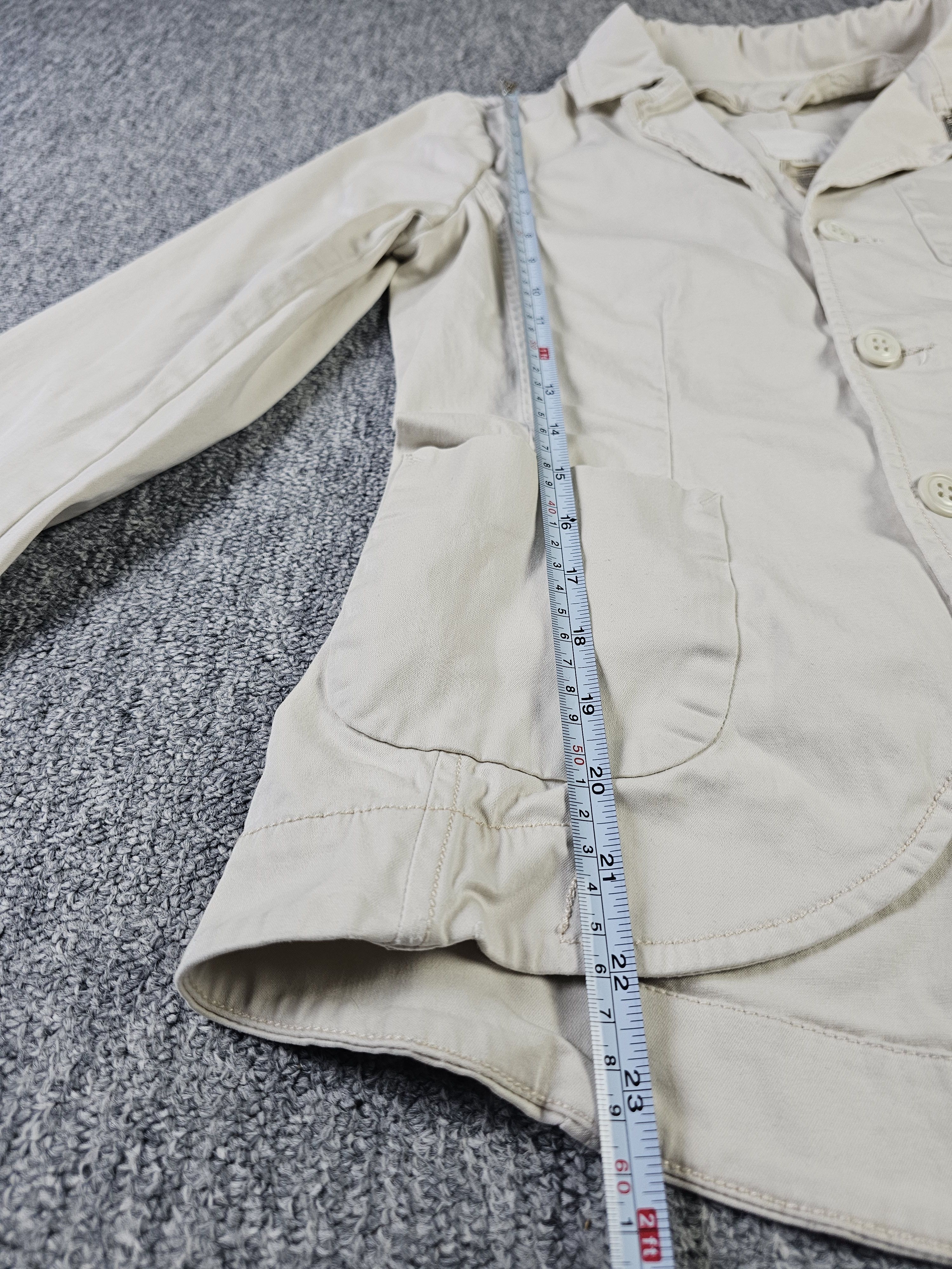 Diesel Diesel Moto Blazer Jacket Cream Distressed Size M / US 6-8 / IT 42-44 - 12 Thumbnail