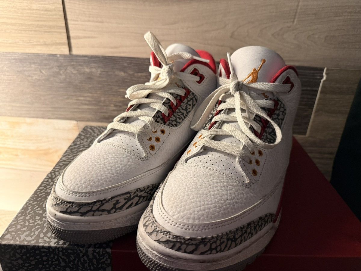 Jordan Brand Jordan 3 Cardinal Red Size US 9 / EU 42 - 2 Thumbnail