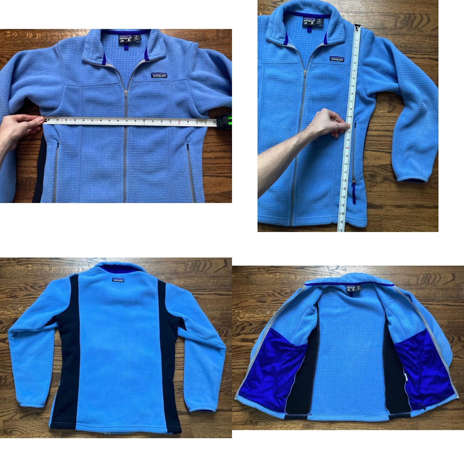 Patagonia VINTAGE Patagonia Regulator Fleece Jacket Womens Medium Light Blue Full Zip USA Reglular? Size M / US 6-8 / IT 42-44 - 8 Thumbnail
