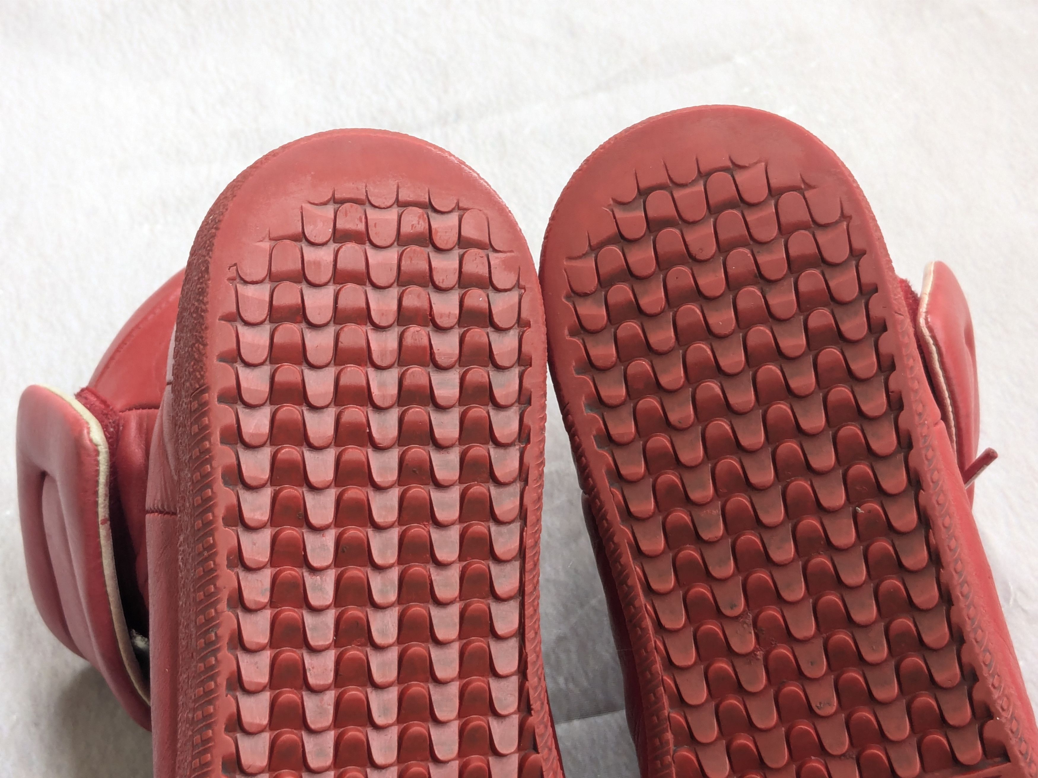 Maison Margiela Maison Margiela Future Red Leather High Top 9 42 Sneakers Size US 9 / EU 42 - 17 Thumbnail
