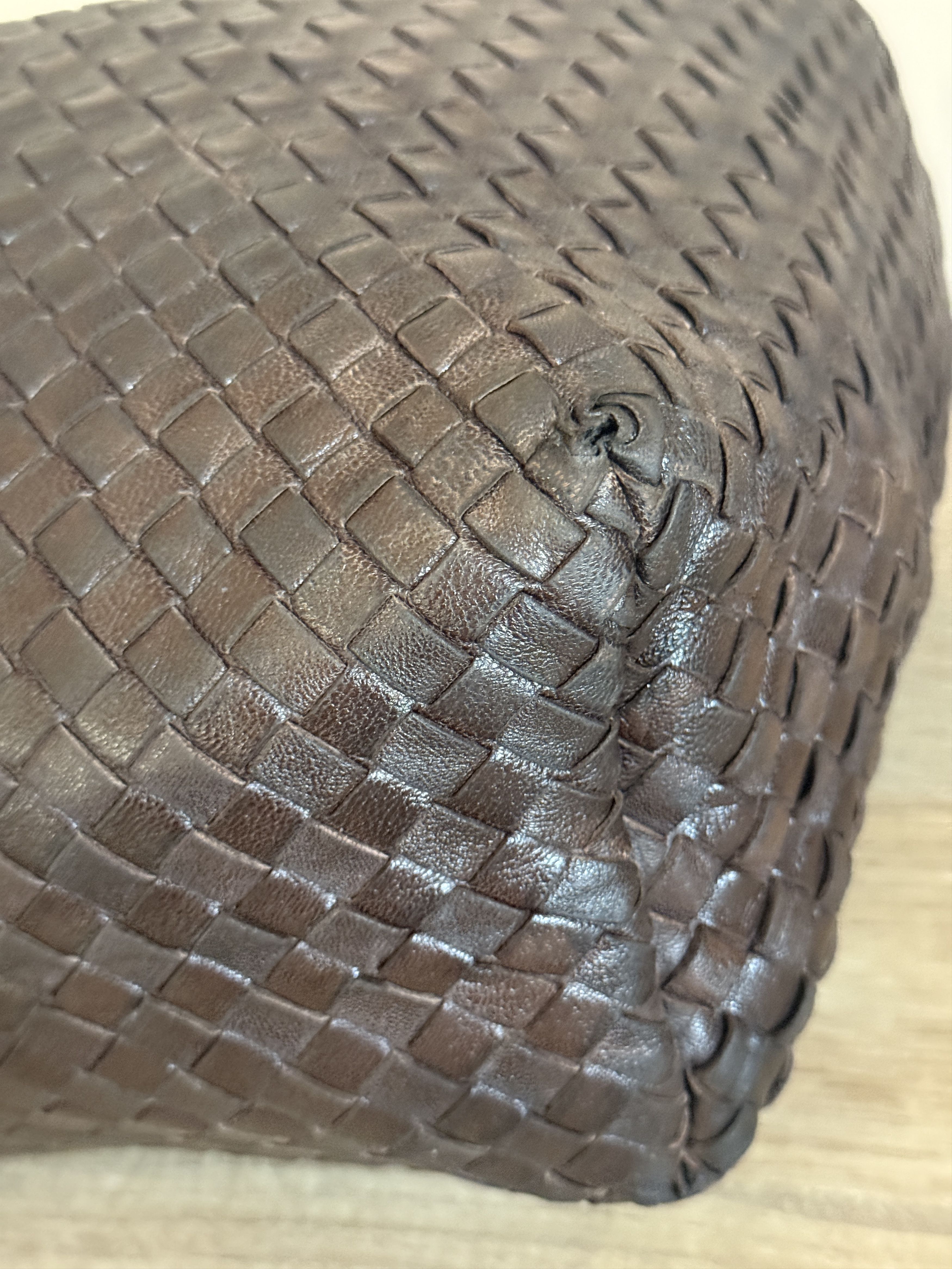 Bottega Veneta Bottega Veneta Intrecciato Hobo Bag Brown Leather luxury Size ONE SIZE - 9 Thumbnail