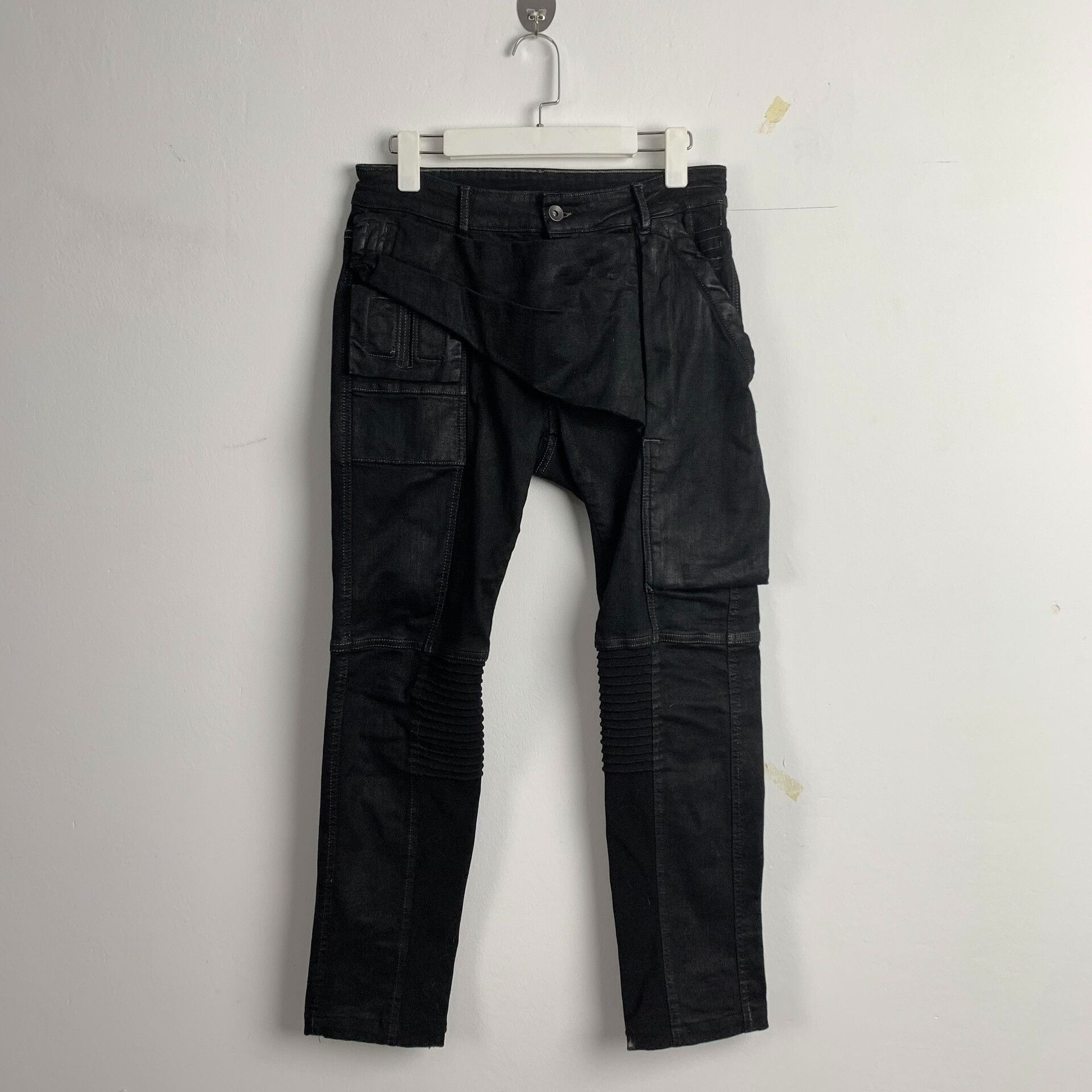 Rick Owens rick owens chic motorcycle cargo pants Size US 30 / EU 46 - 1 Thumbnail