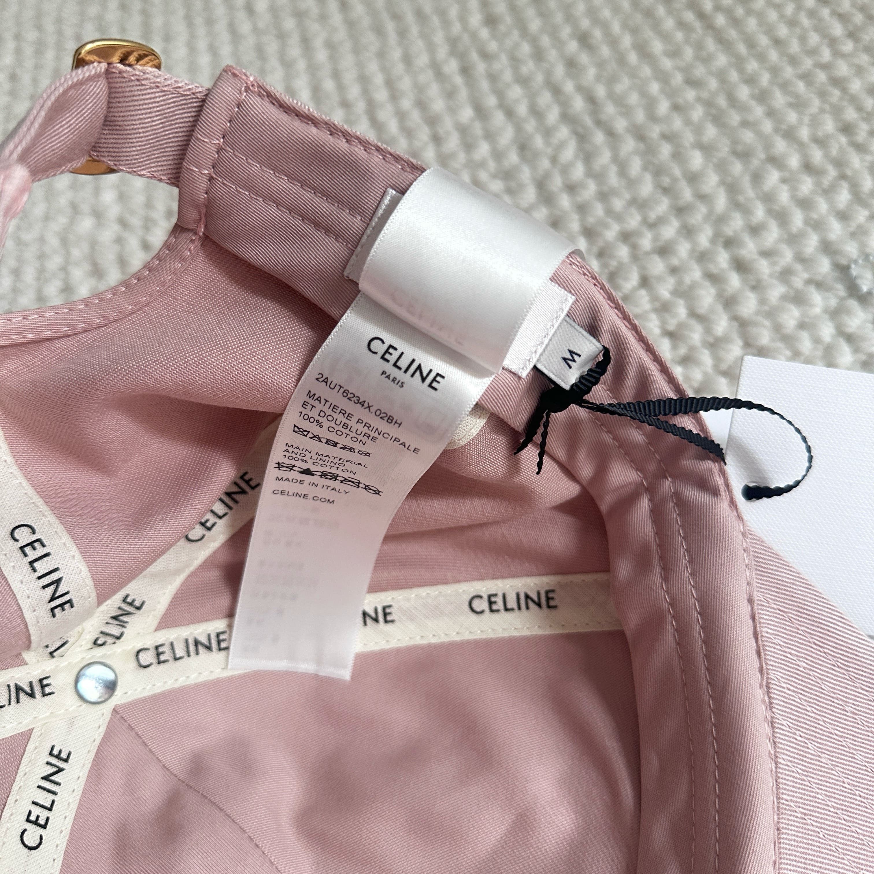 Celine Triomphe baseball cap in washed cotton Size ONE SIZE - 7 Thumbnail