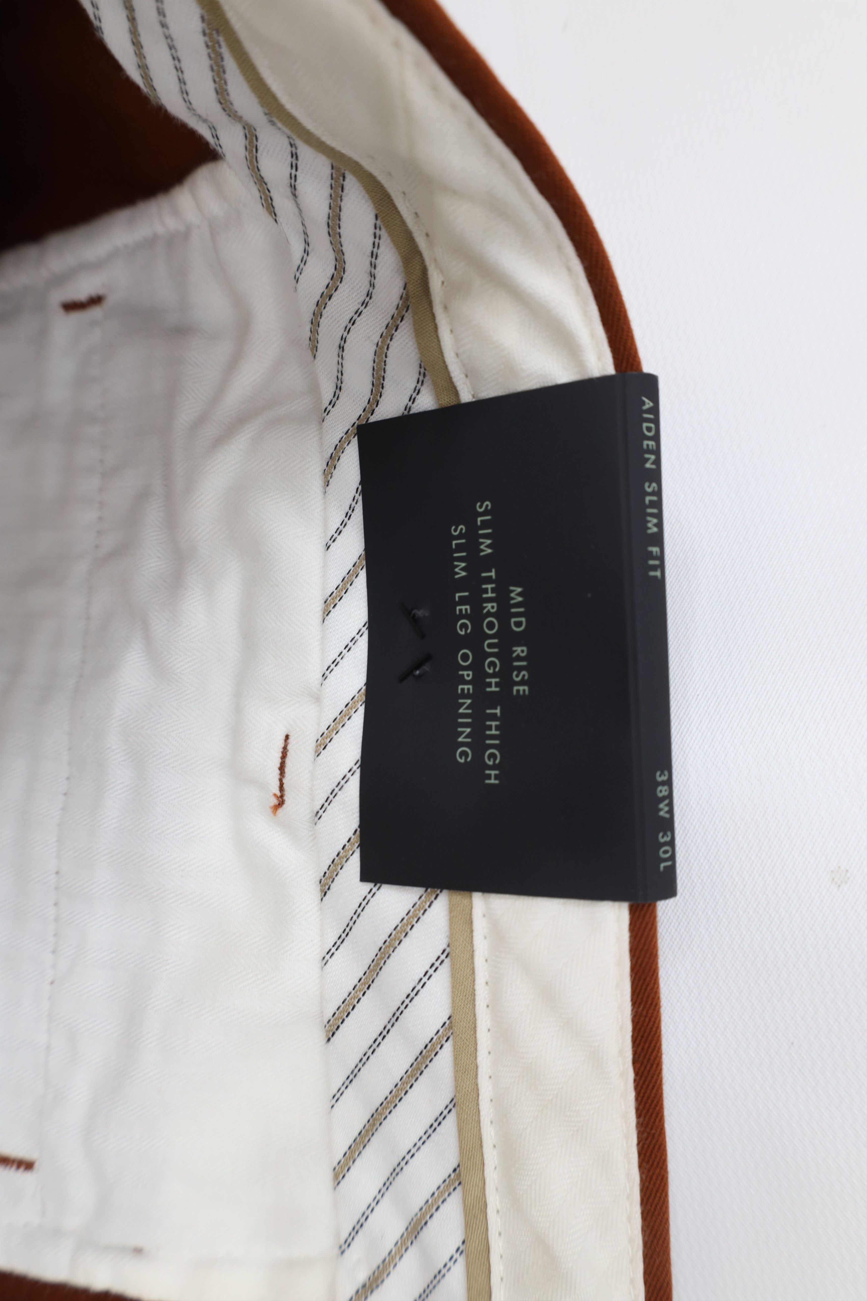 Banana Republic × Vintage New Banana Republic Fit Rapid Movement Chino Pants Orange Size US 38 / EU 54 - 9 Thumbnail