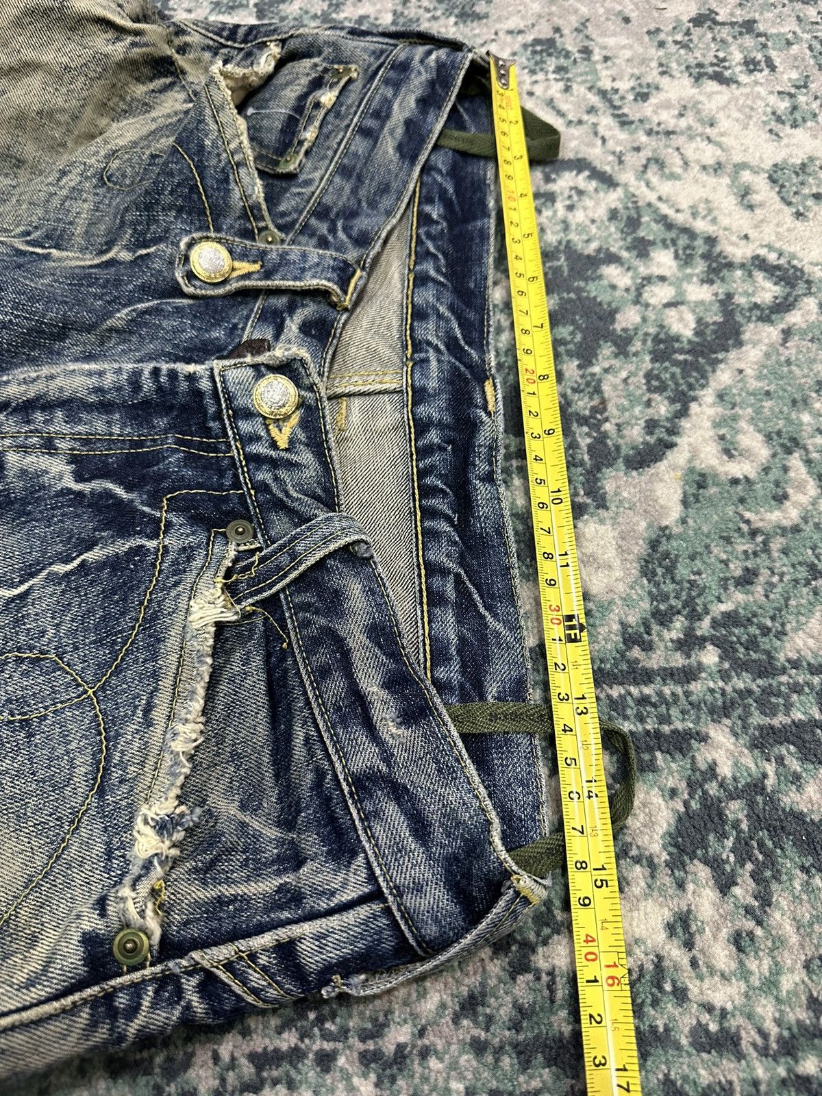 Marithe + Francois Girbaud Marithe+ Francois Girbaud X Full Metal Jacket Denim Pants Size US 30 / EU 46 - 19 Thumbnail