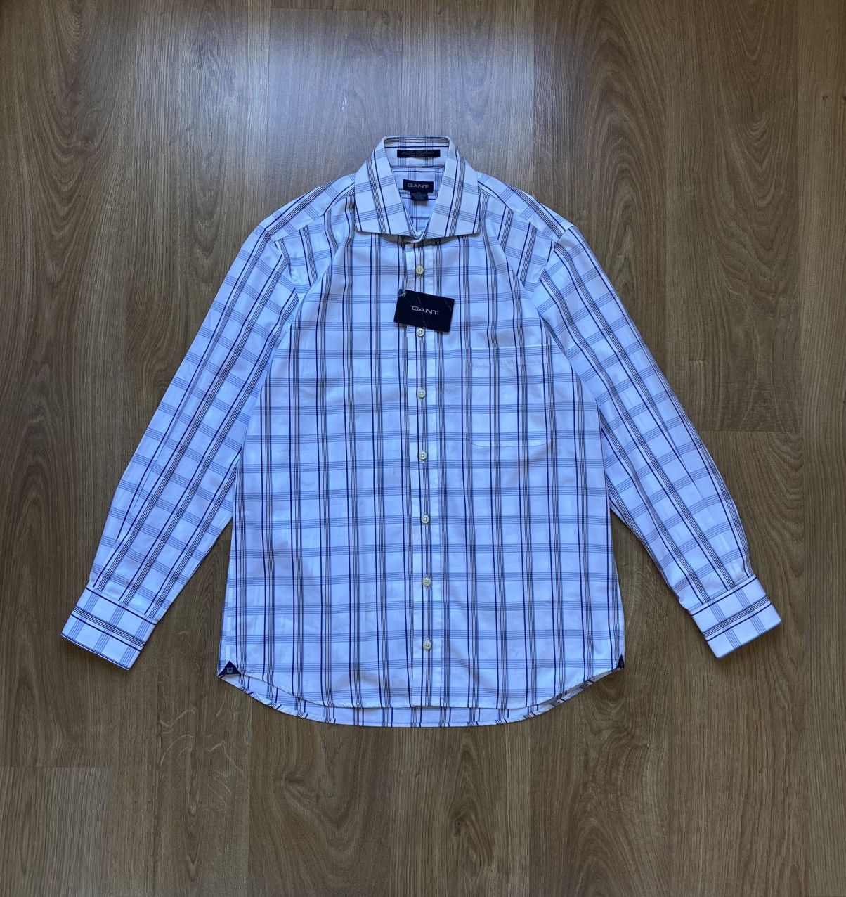 Gant Gant 80s Vintage Plaid Checked Poplin Shirt M Size US M / EU 48-50 / 2 - 1 Thumbnail