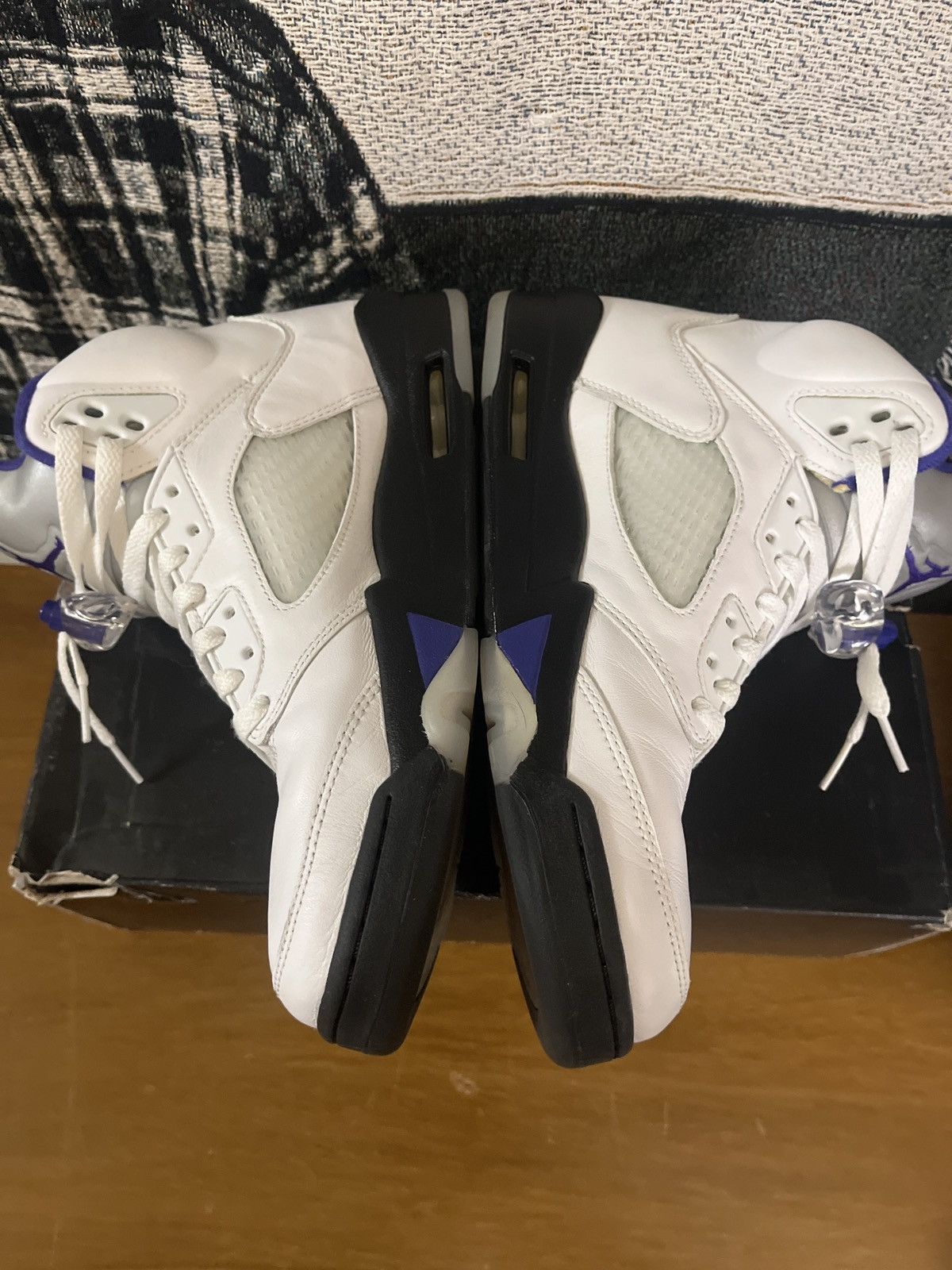 Jordan Brand × Nike Air Jordan 5 Retro Dark Concord Size US 9.5 / EU 42-43 - 3 Thumbnail