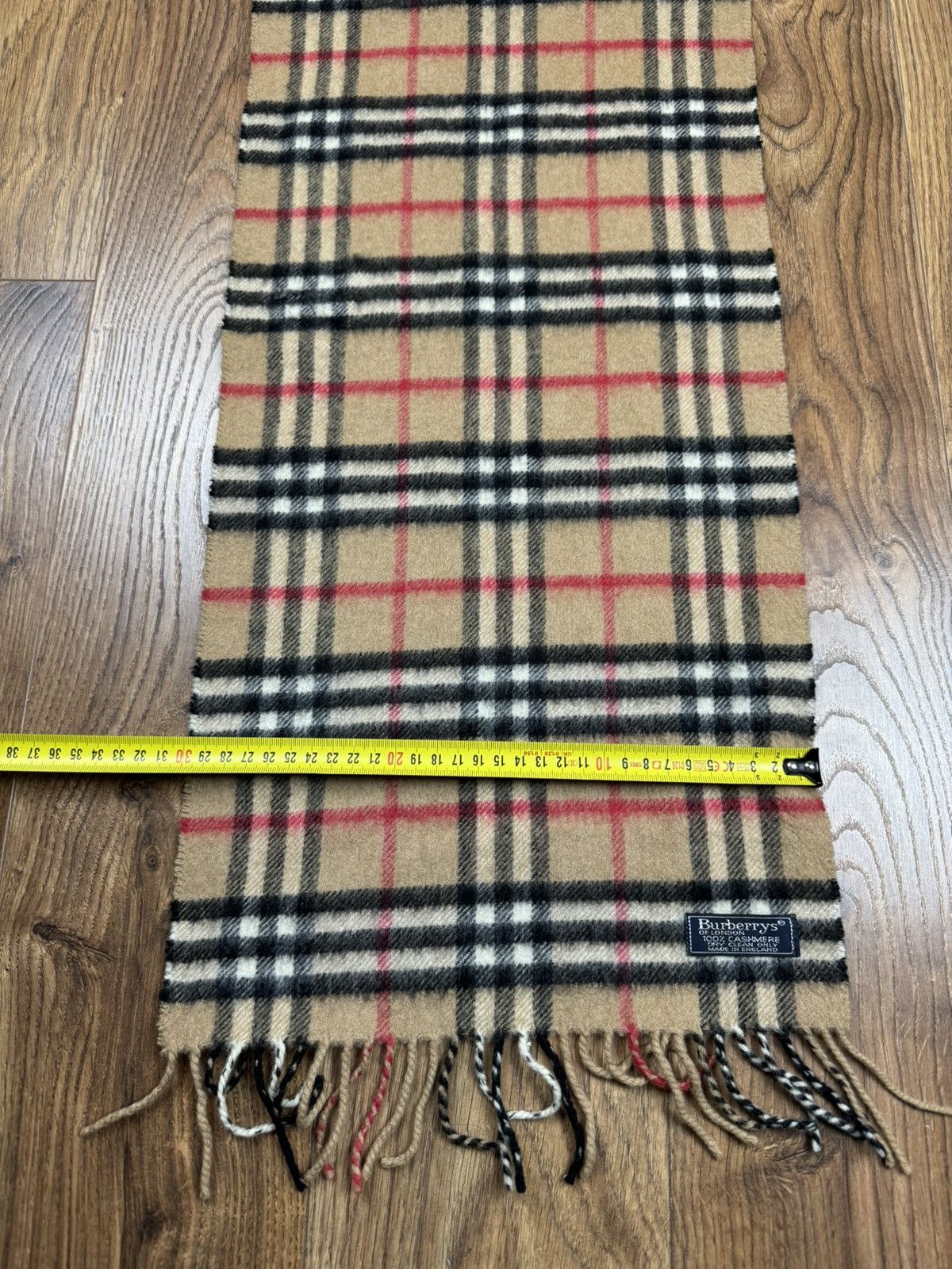Burberry Vintage cashmere scarf Burberry’s 90s original luxury item Size ONE SIZE - 3 Thumbnail