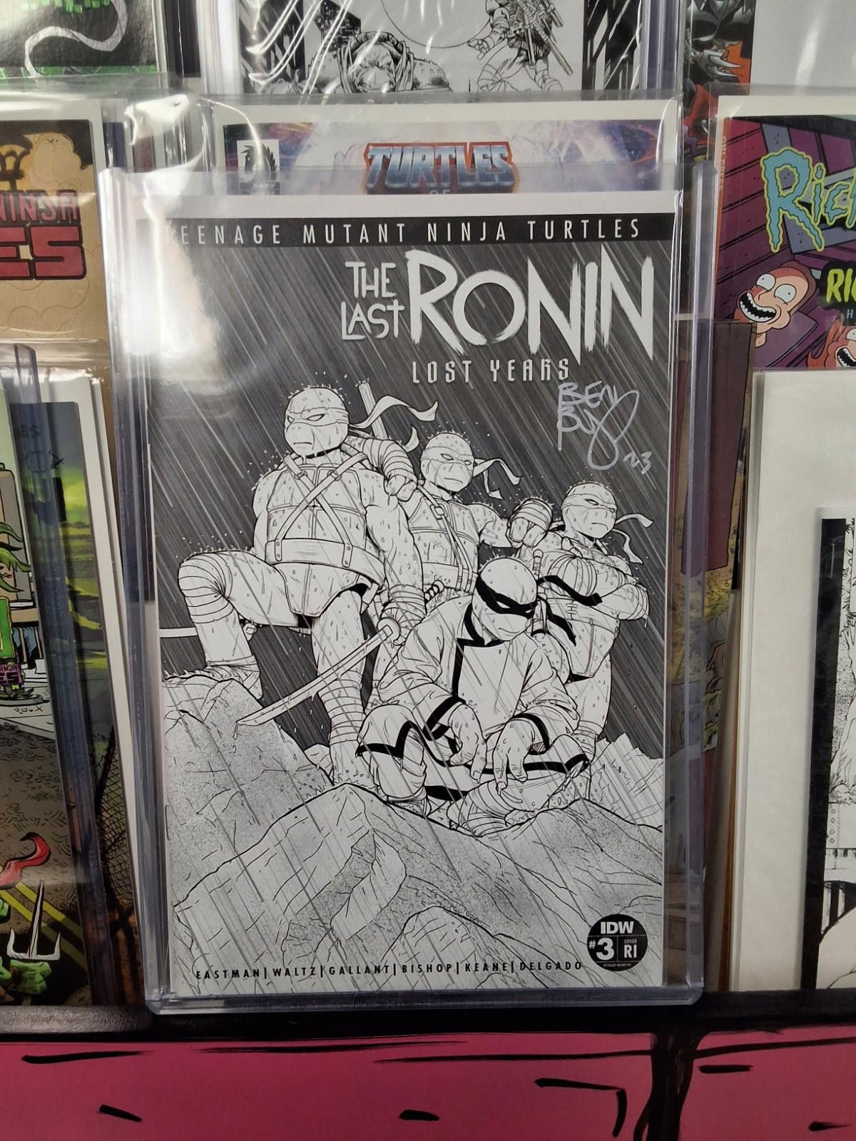 Other LAST RONIN: LOST YEARS 3 1:50 McKelvie, Signed by Ben Bishop Size ONE SIZE - 1 Thumbnail