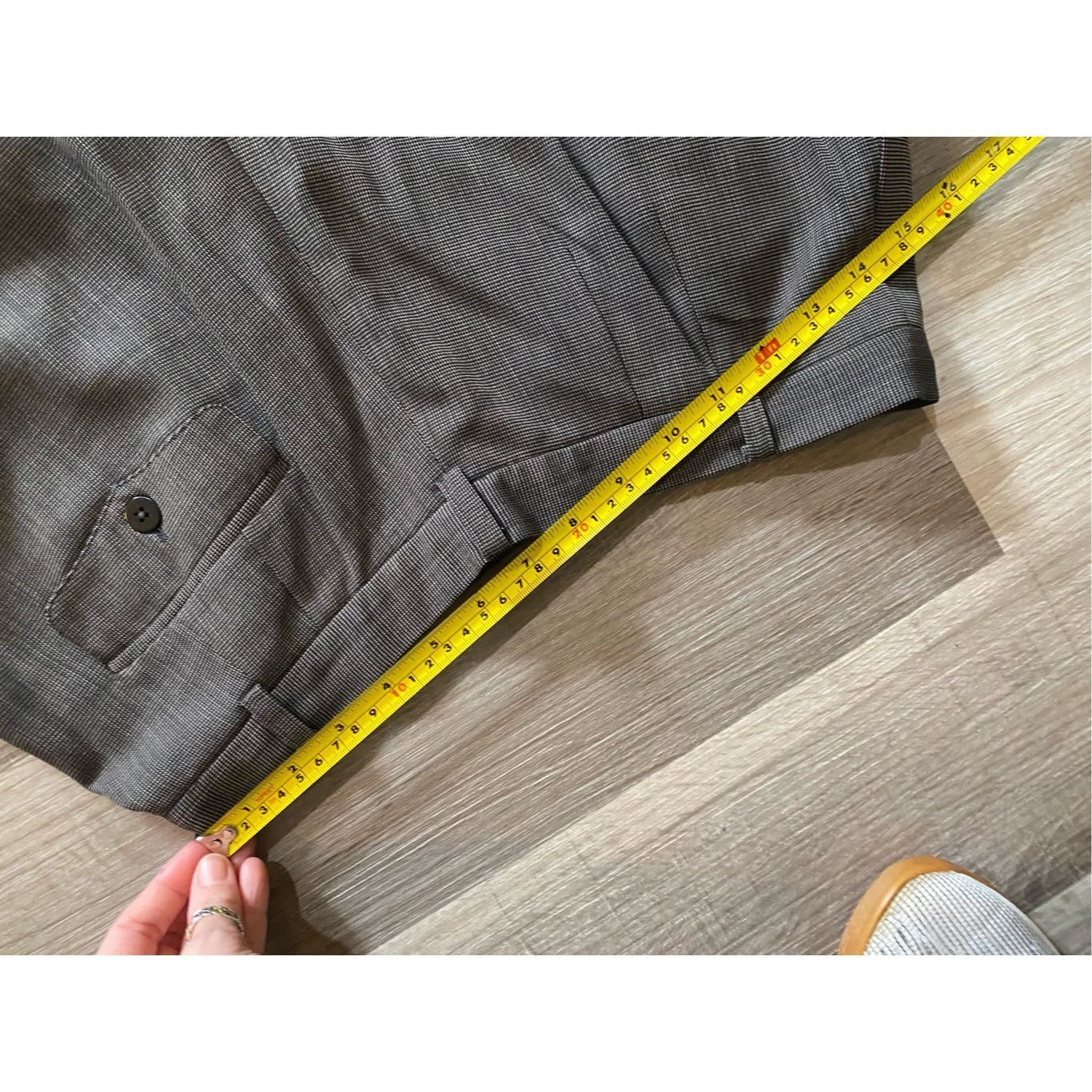 Lafayette 148 Lafayette 148 New York *CHECK BRUSHED WOOL GATES Straight PA Size 34" / US 12 / IT 48 - 11 Thumbnail