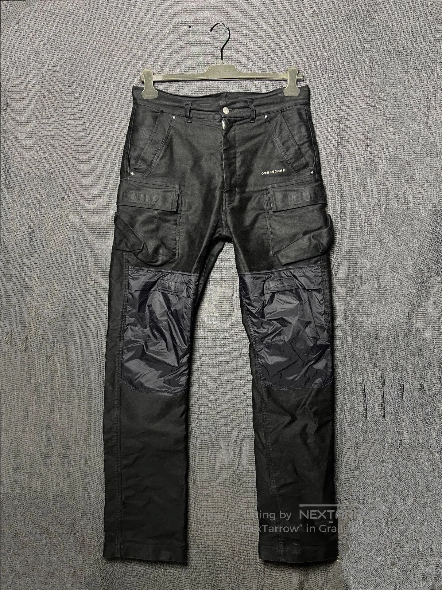 Rick Owens Rick Owens Black Cargo Pants. Size US 31 - 1 Thumbnail