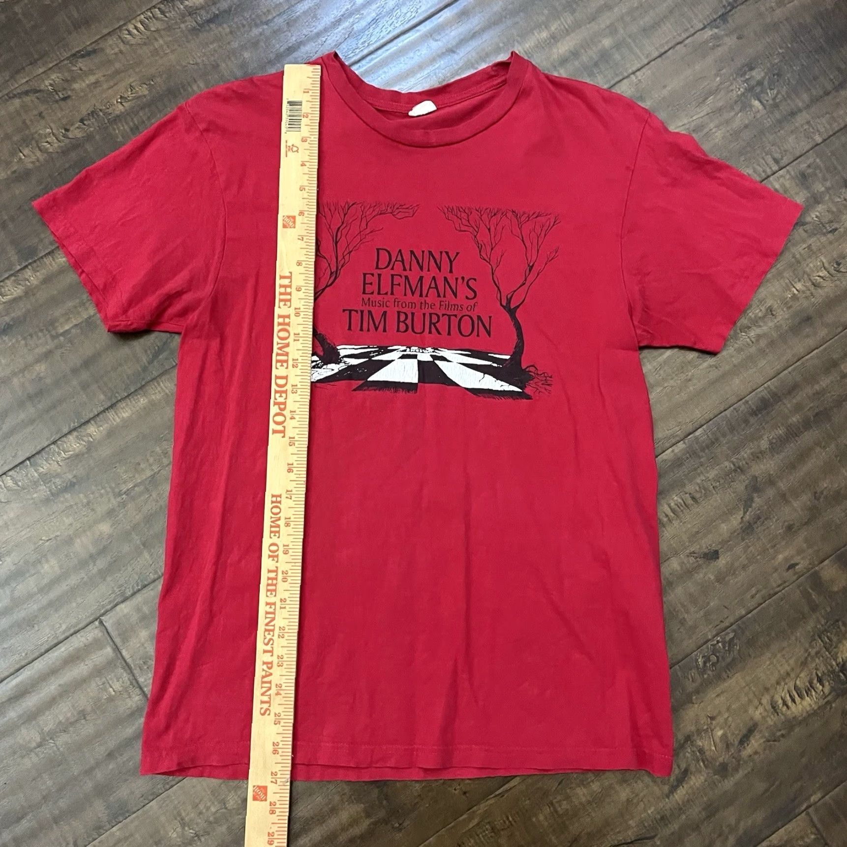 Burton VINTAGE Danny Elfman T Shirt Men Medium Cotton Short Sleeve Crew Neck Skeleton Graphic 80s Music Promo Size US M / EU 48-50 / 2 - 5 Thumbnail