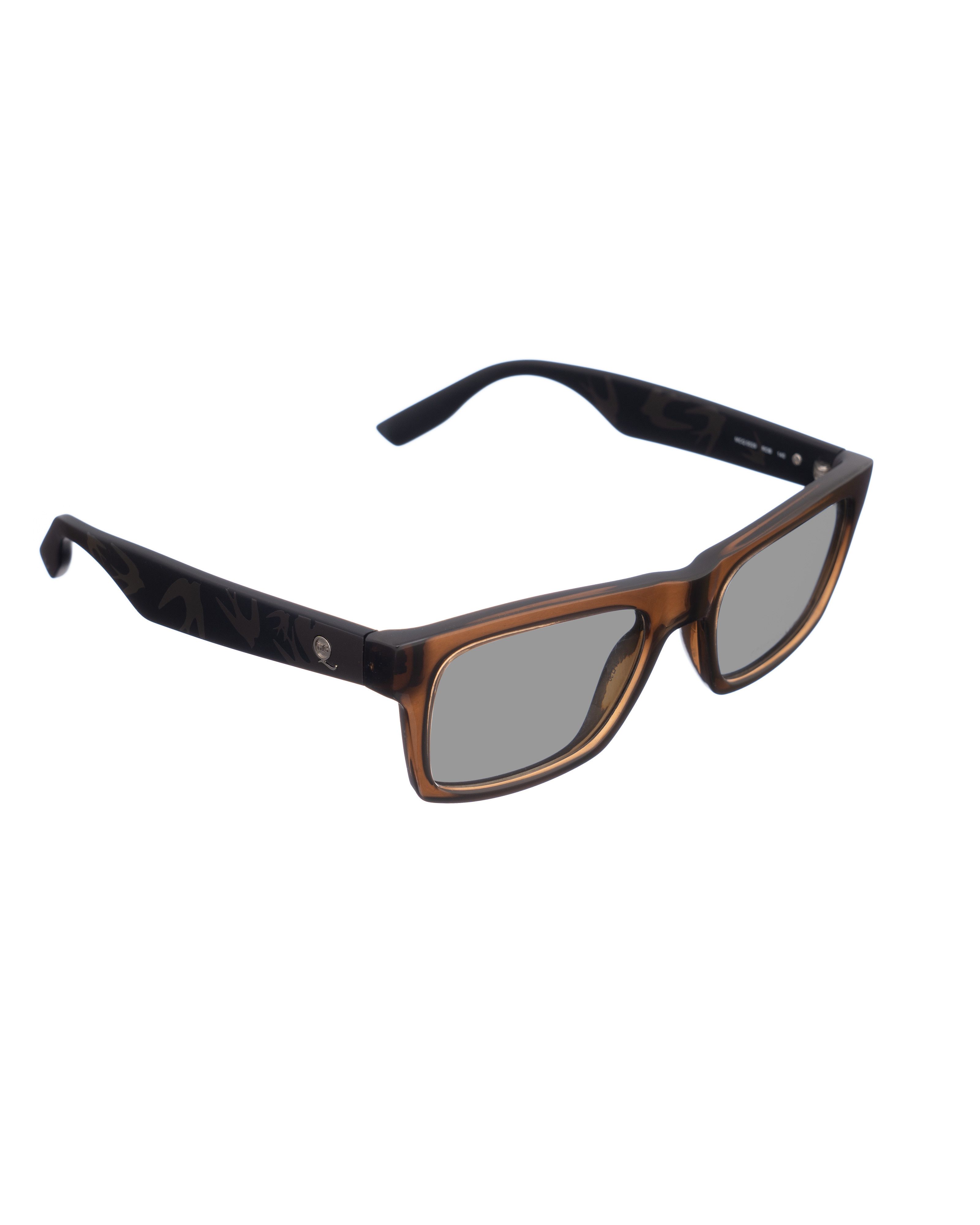 Alexander McQueen Alexander McQueen 00s Bold Nerdy Brown Sunglasses Size ONE SIZE - 1 Thumbnail