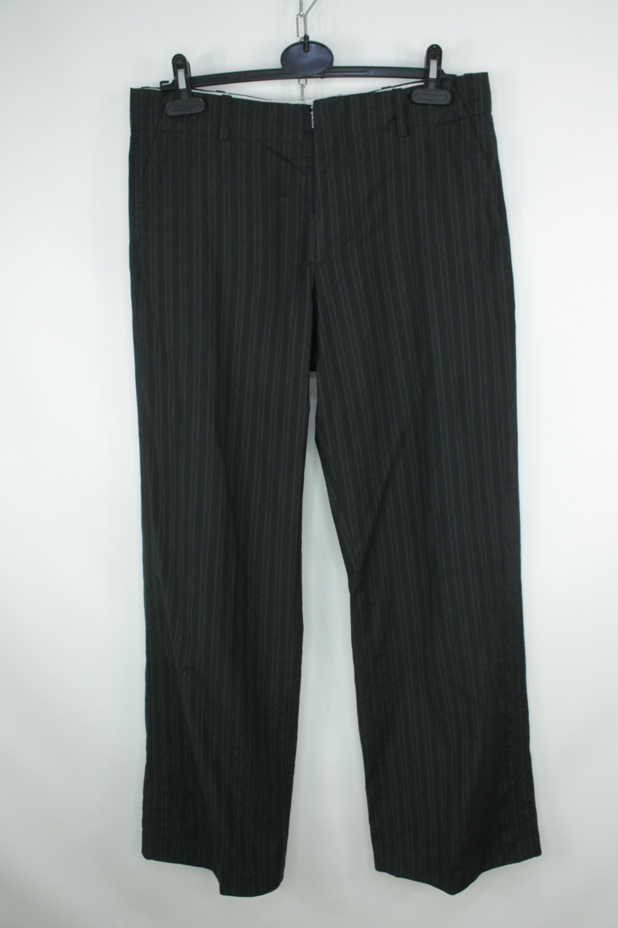 Costume National Vintage C'N'C Costume National Black Striped Suit Men's Size 40R - 12 Thumbnail