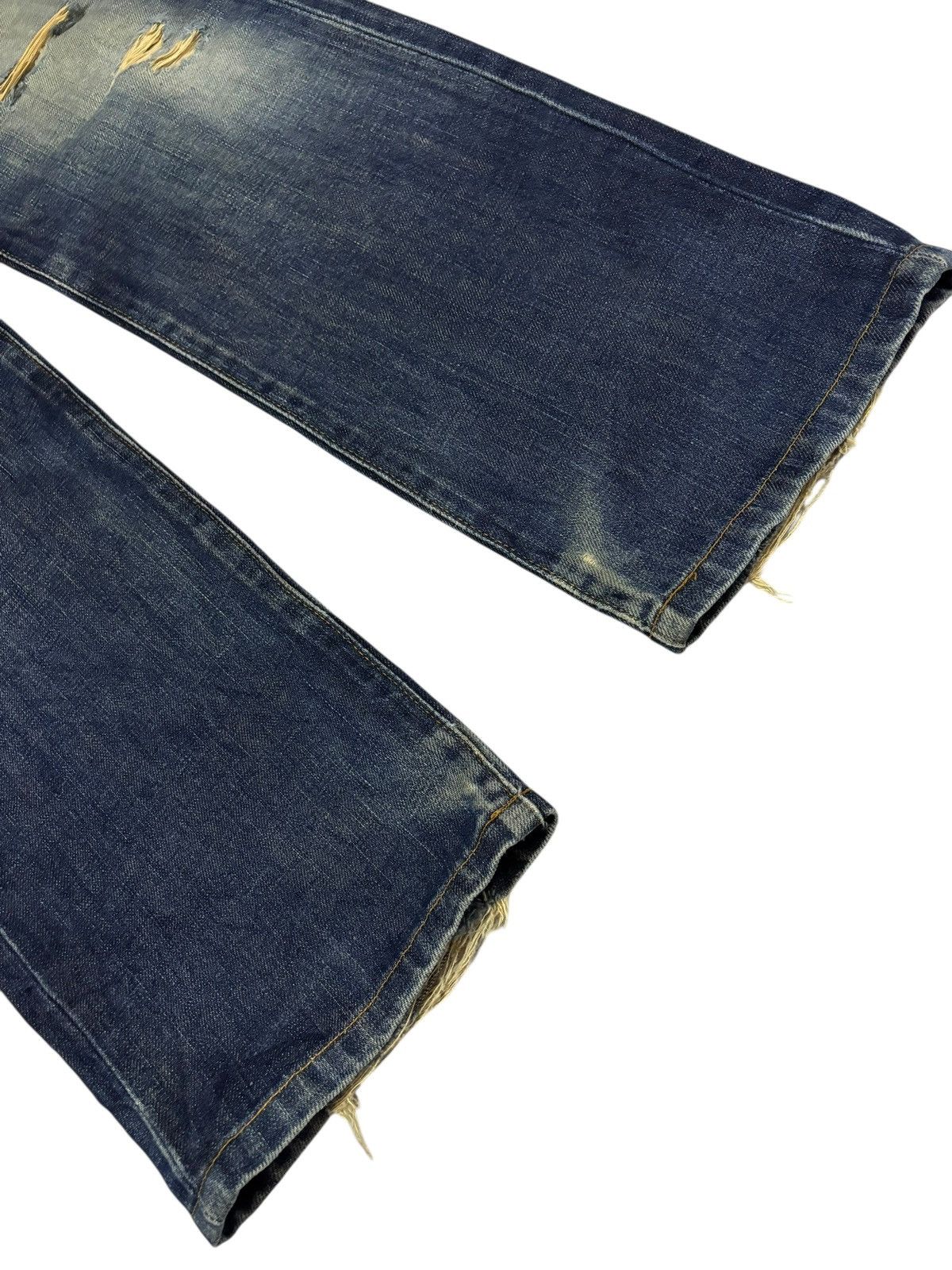 Edwin Vtg Edwin Japan 503 Distressed Jeans Size US 28 / EU 44 - 5 Thumbnail