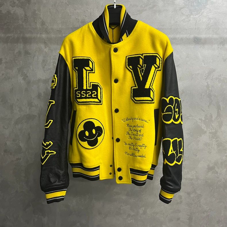 Louis Vuitton LOUIS VUITTON Yellow letter logo embroidered patchwork base Size US M / EU 48-50 / 2 - 1 Thumbnail
