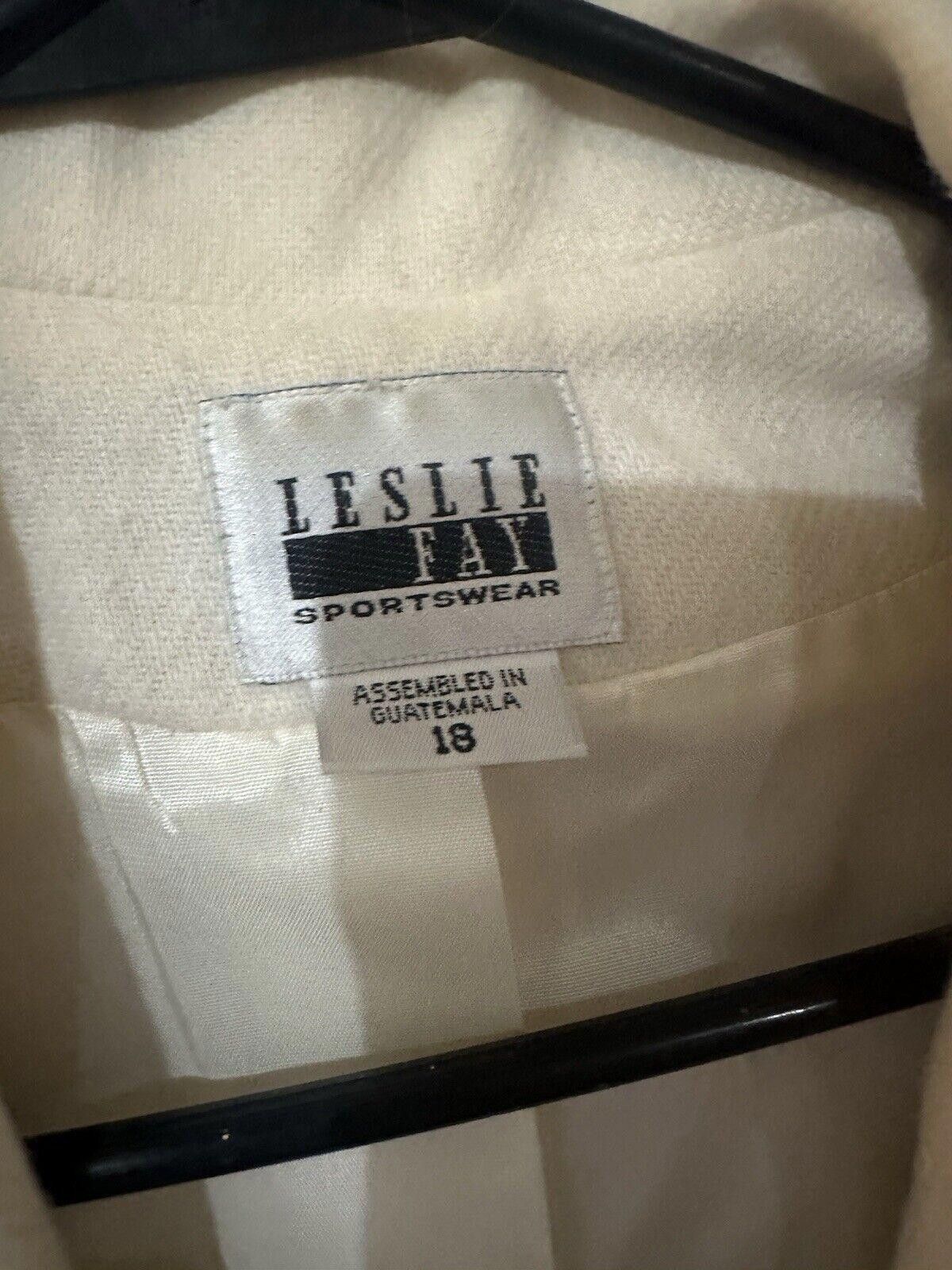 Designer Women's Vintage Cream Blazer Size 18 See Description Size XXL / US 16-18 / IT 52-54 - 4 Thumbnail